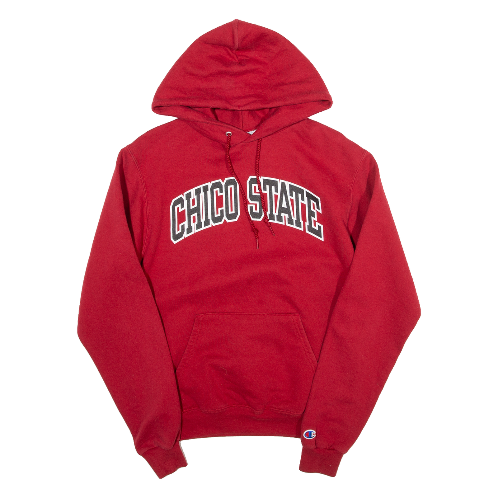 CHAMPION Chico State Mens Red Hoodie USA S Refurbished - N/A refurbished available on Cerqular