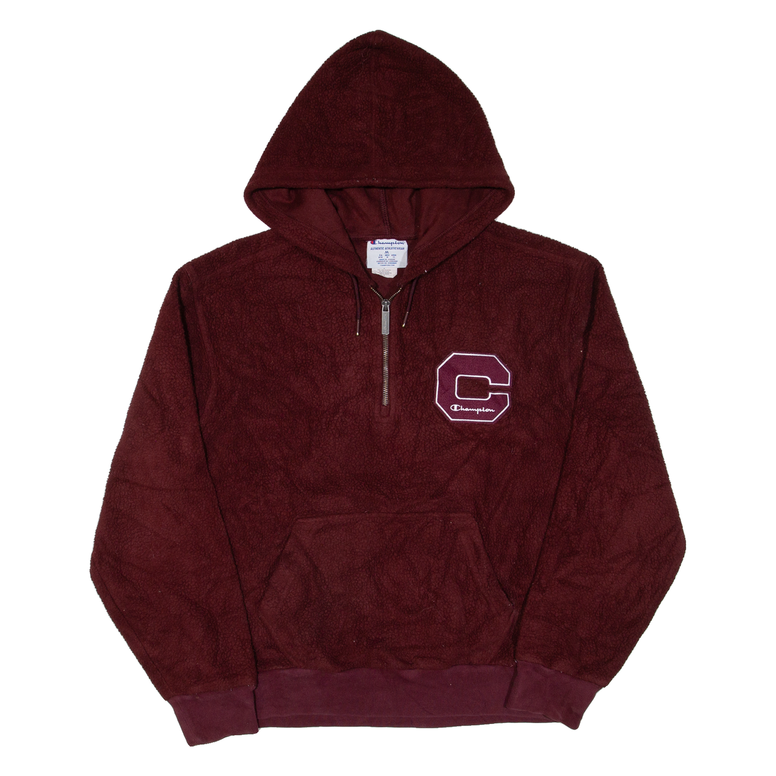 CHAMPION Teddy Womens Maroon Hoodie M Refurbished - N/A refurbished available on Cerqular