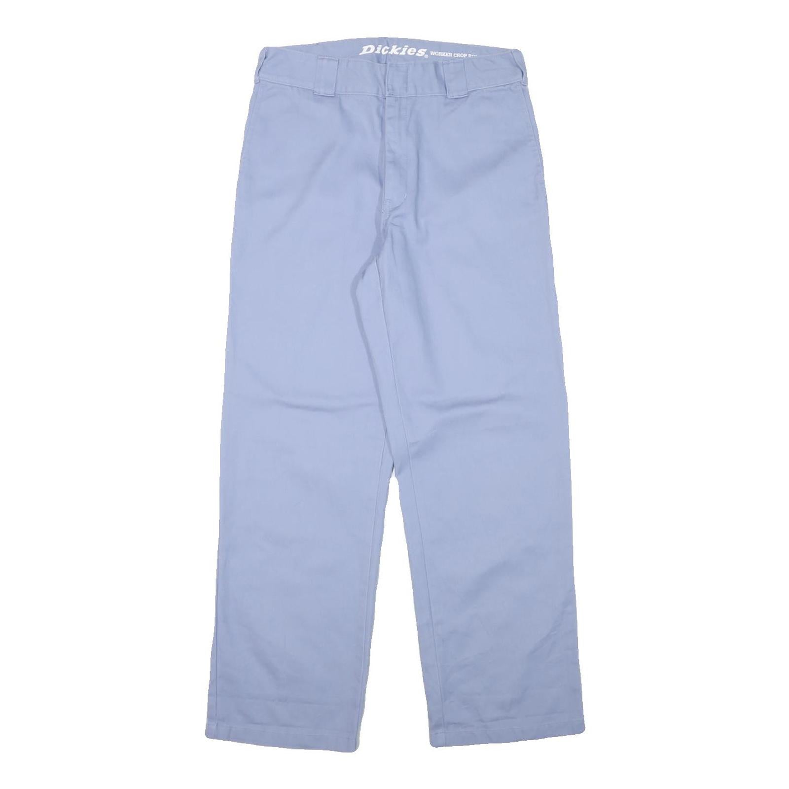 DICKIES Mens Cotton Blend Blue Regular Fit Straight Leg Trousers W30 L29 Refurbished - N/A refurbished available on Cerqular