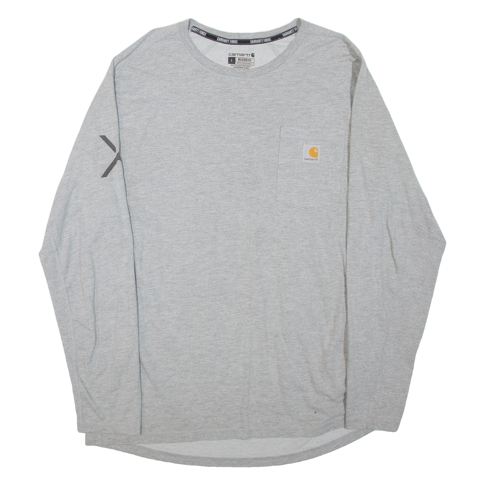 CARHARTT Relaxed Mens T-Shirt Grey Long Sleeve L Refurbished - N/A refurbished available on Cerqular