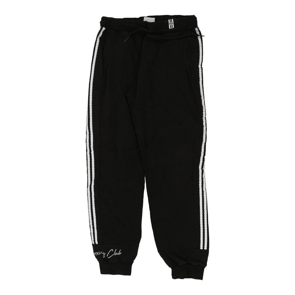 Boxing Club Joggers - Small Black Cotton Blend Refurbished - Thrifted (note: this is a term often used to describe second- refurbished available on Cerqular