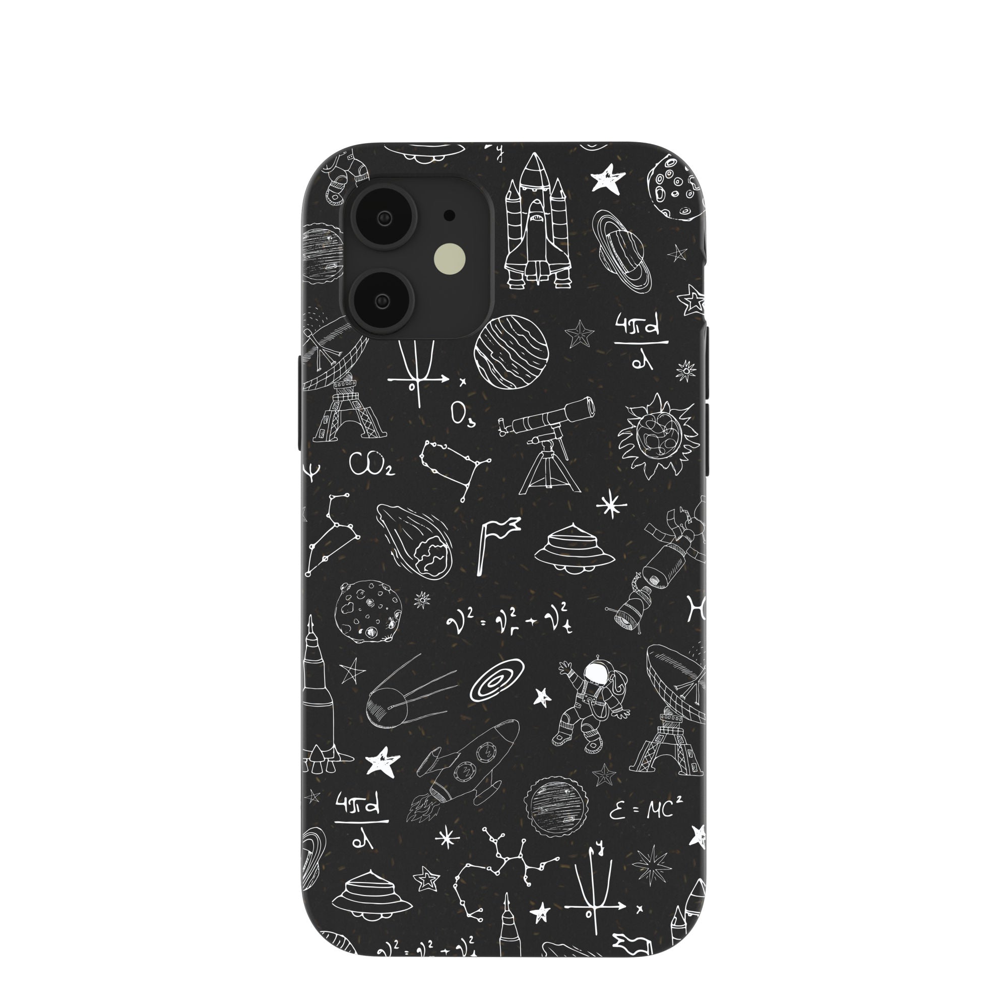 Black Astronomy iPhone 12/ iPhone 12 Pro Case Refurbished - Pela Case refurbished available on Cerqular