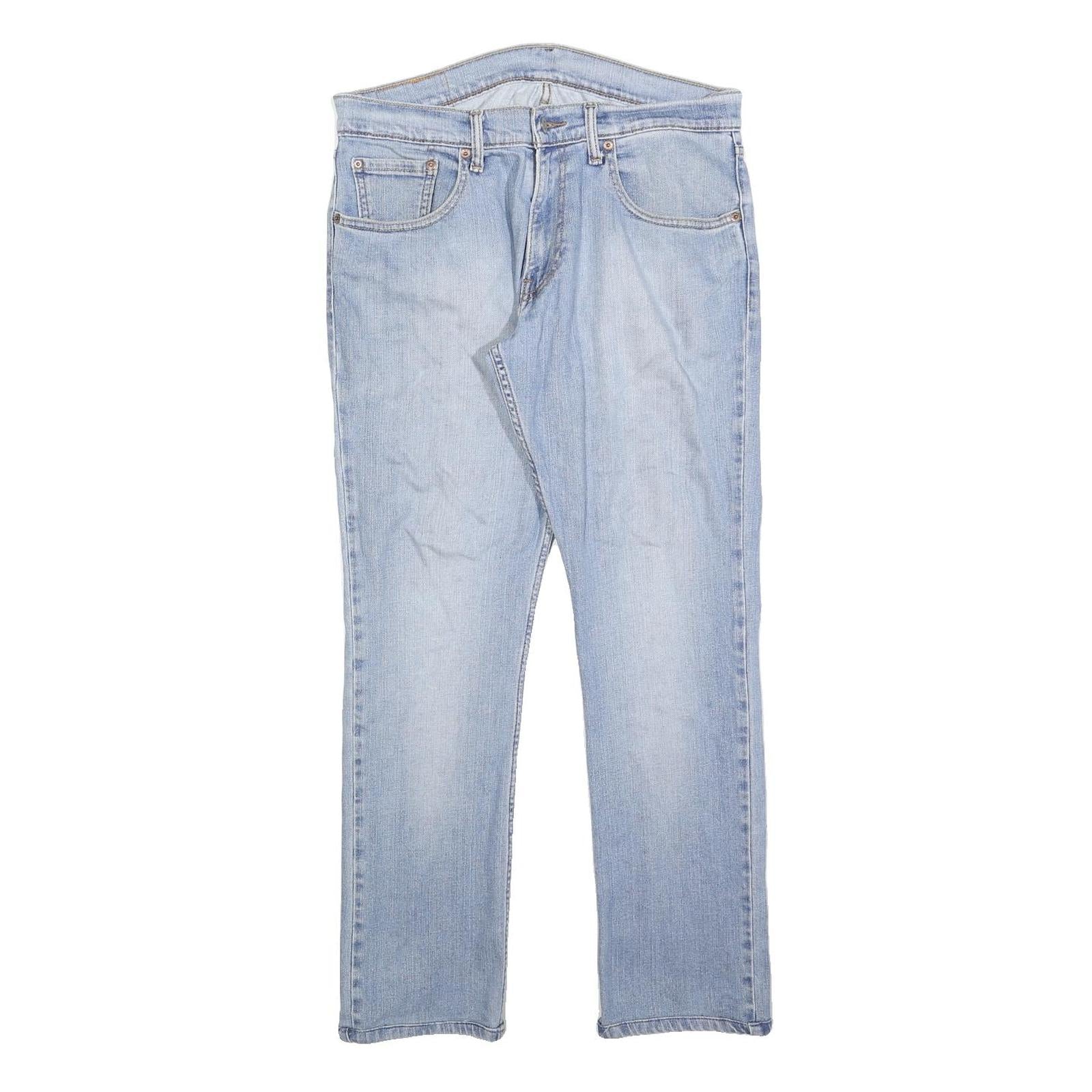 LEVI'S Mens Jeans Blue Regular Straight Denim Light W32 L29 Classic Fit Zip Refurbished - N/A refurbished available on Cerqular