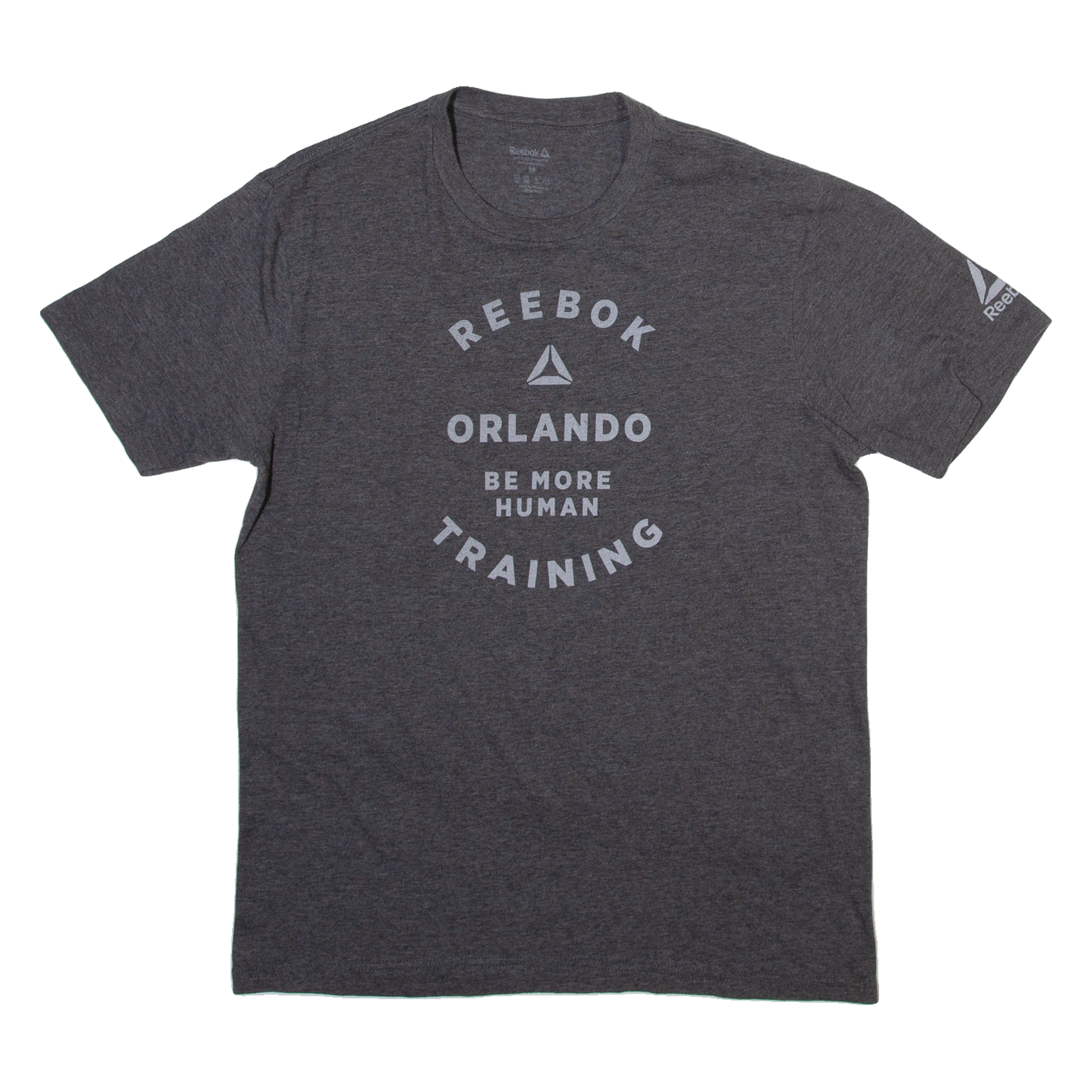REEBOK Mens T-Shirt Grey M Refurbished - N/A refurbished available on Cerqular