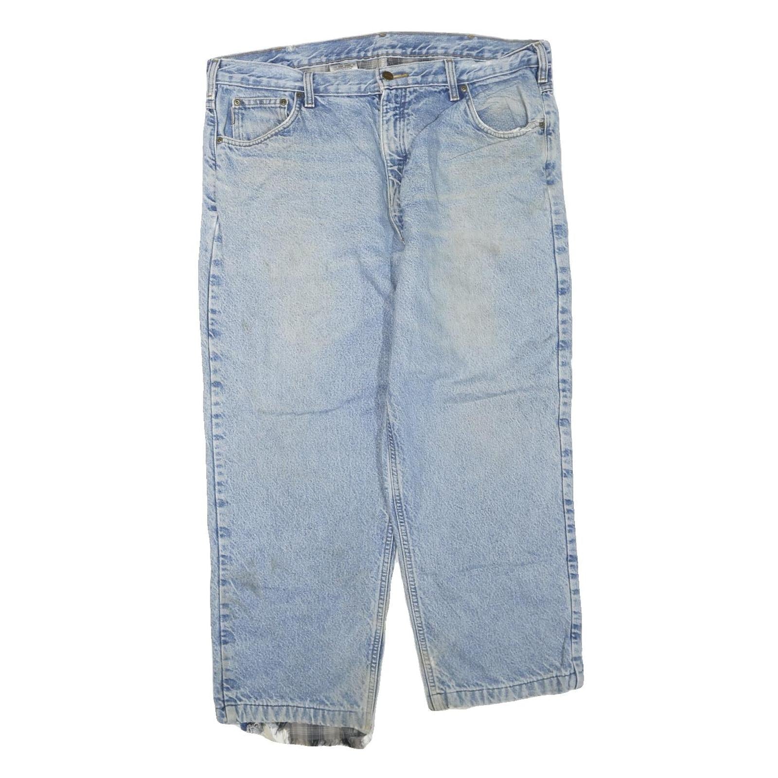 Buy CARHARTT Mens Regular Fit Light Blue Denim Jeans W40 L25 Zip Closure Casual Refurbished - $49.39 CARHARTT Mens Regular Fit Light Blue Denim Jeans W40 L25 Zip Closure Casual Refurbished - N/A refurbished available on Cerqular