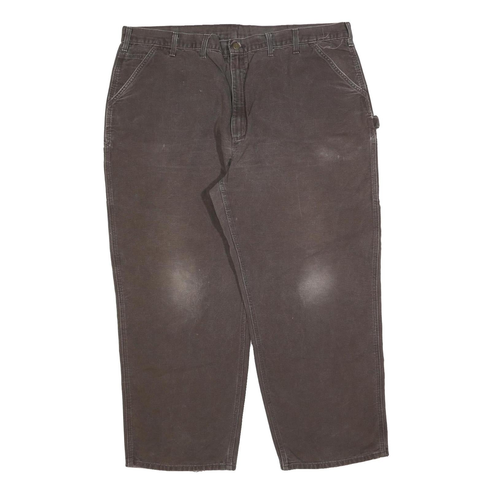 Buy CARHARTT Mens Jeans Brown Relaxed Straight Denim Medium W48 L32 Workwear Zip Refurbished - $57.19 CARHARTT Mens Jeans Brown Relaxed Straight Denim Medium W48 L32 Workwear Zip Refurbished - N/A refurbished available on Cerqular