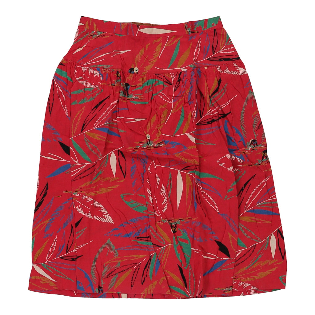 Unbranded Skirt - XS Red Cotton Refurbished - Thrifted (note: this is a term often used to describe second- refurbished available on Cerqular