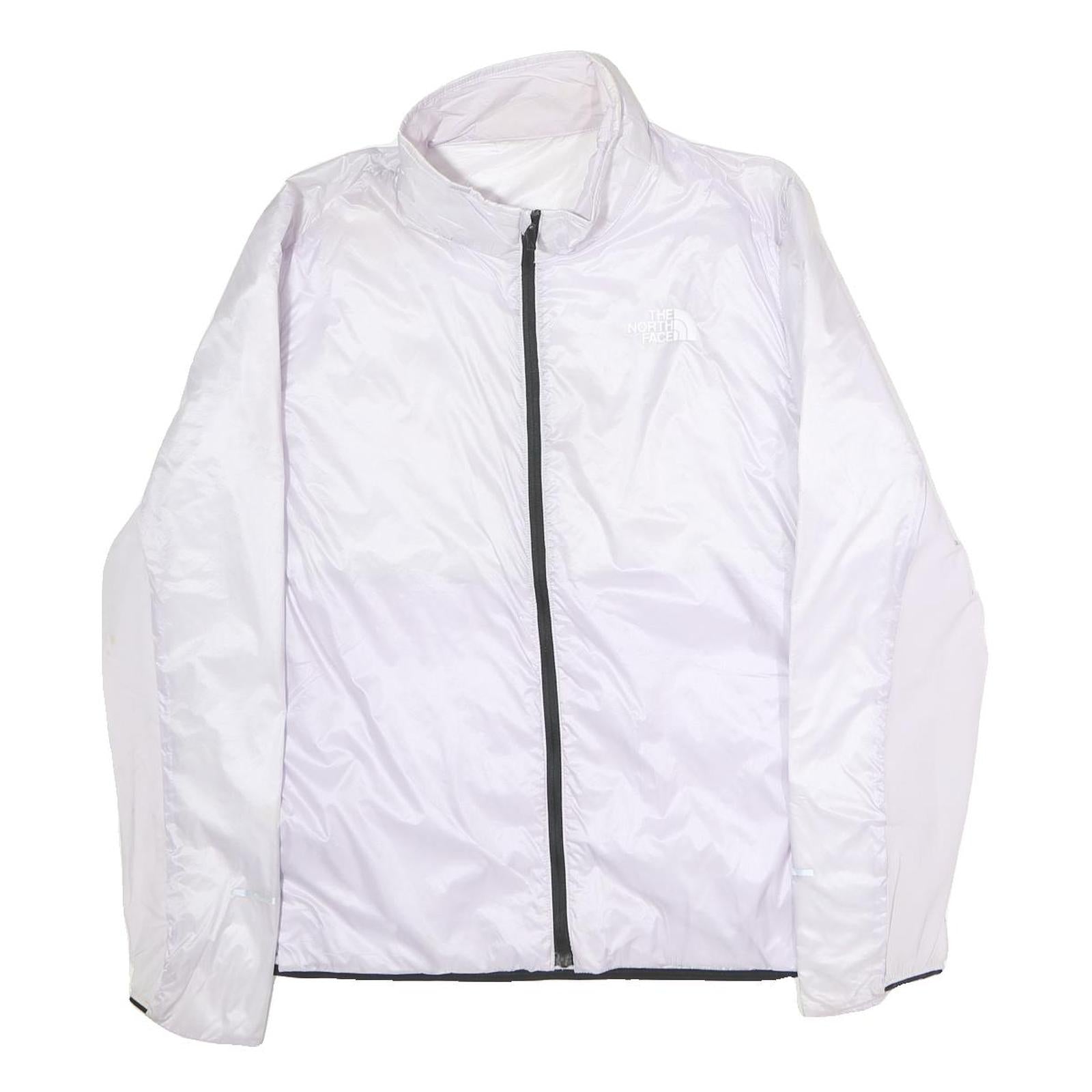 THE NORTH FACE Womens White Nylon Lightweight Jacket XL Zip Plain Outdoor Refurbished - N/A refurbished available on Cerqular