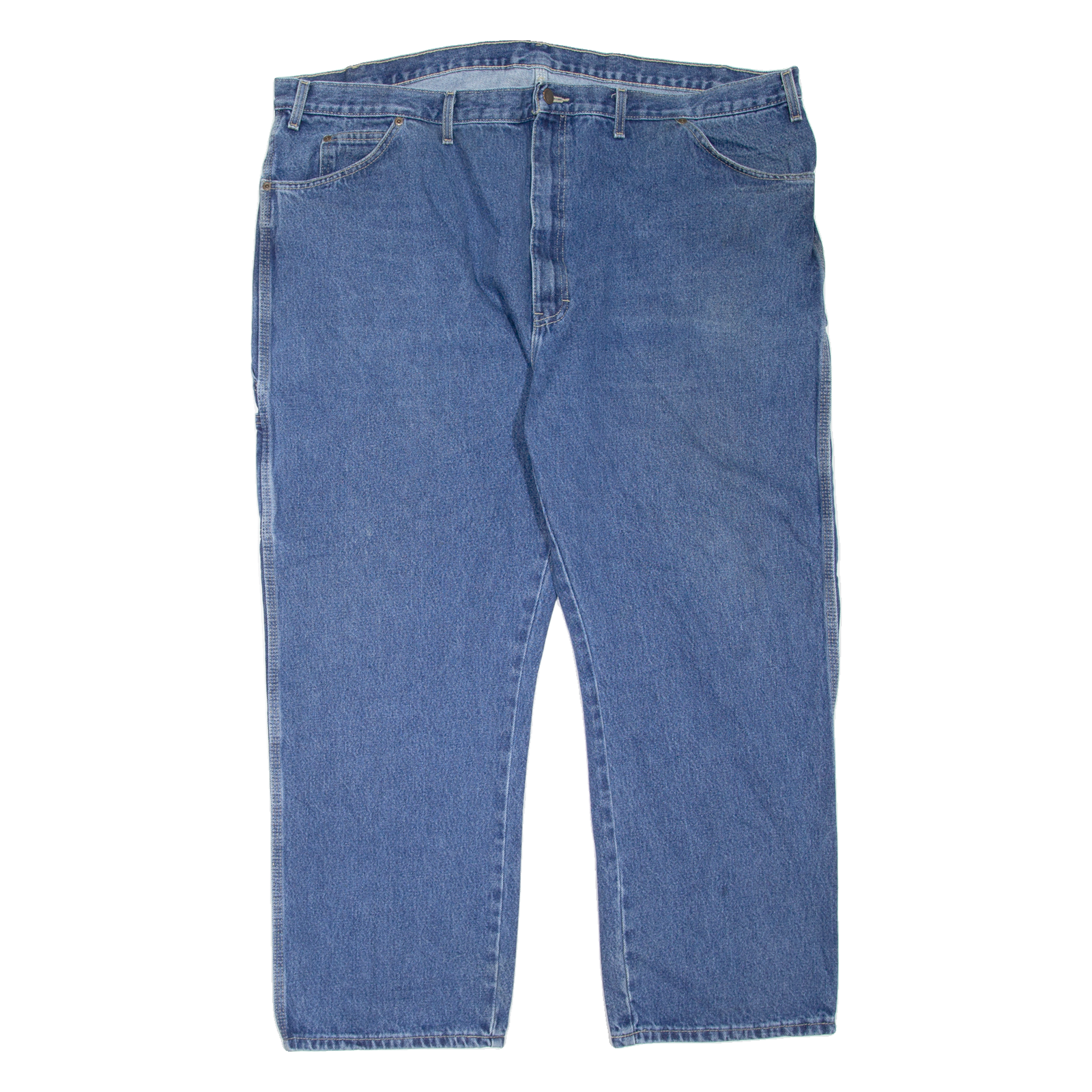 DICKIES Carpenter Workwear Mens Jeans Blue Relaxed Tapered W48 L30 Refurbished - N/A refurbished available on Cerqular