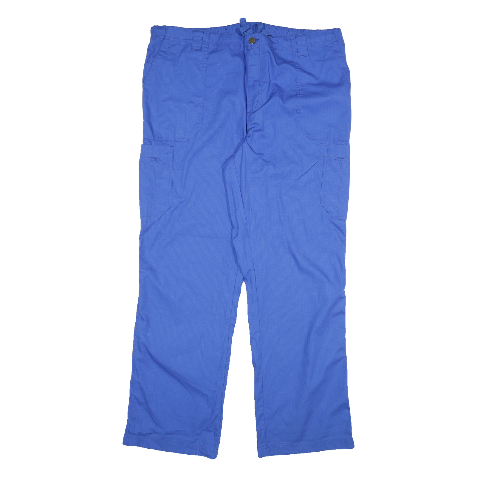 CARHARTT Mens Relaxed Blue Cotton Blend Zip Trousers W40 L33 Workwear Casual Refurbished - N/A refurbished available on Cerqular