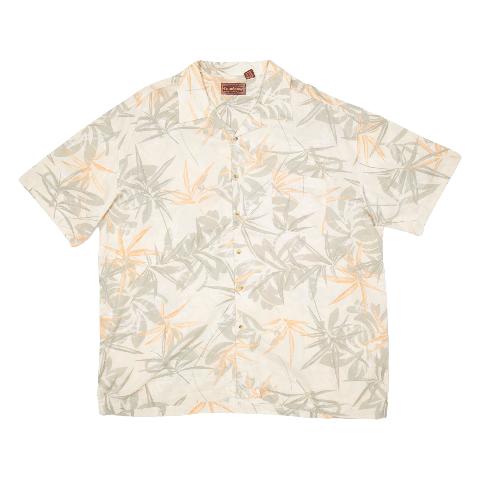 Buy COTTON WORKS` Mens Hawaiian Shirt Beige Crazy Pattern 2XL Refurbished - $18.19 COTTON WORKS` Mens Hawaiian Shirt Beige Crazy Pattern 2XL Refurbished - N/A refurbished available on Cerqular