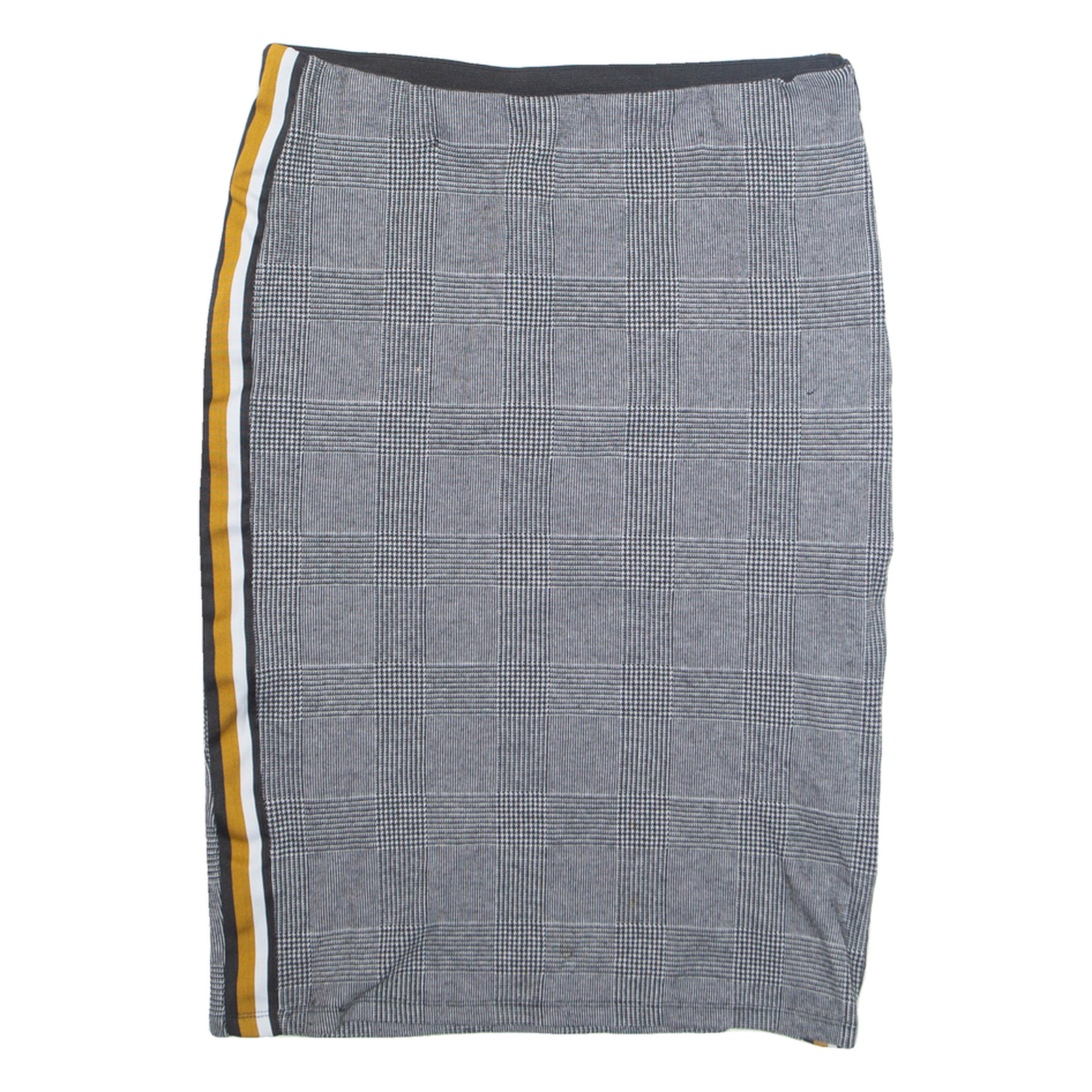 ZARA Womens Straight Skirt Black Knee Length Check L Refurbished - N/A refurbished available on Cerqular