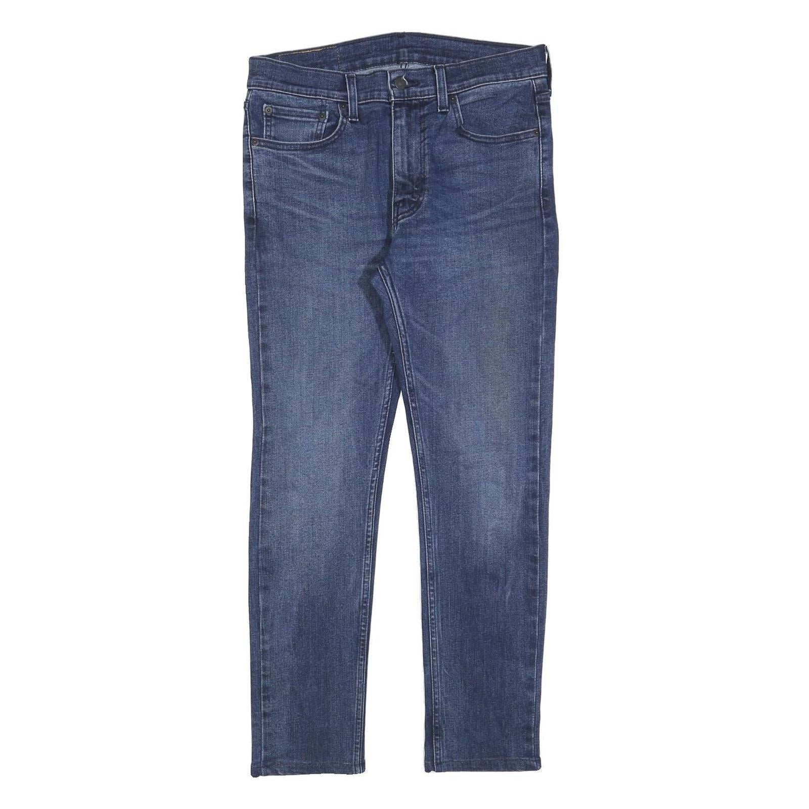 LEVI'S 519 Mens Jeans Blue Slim Skinny Denim Medium W32 L28 Stylish Zip Refurbished - N/A refurbished available on Cerqular