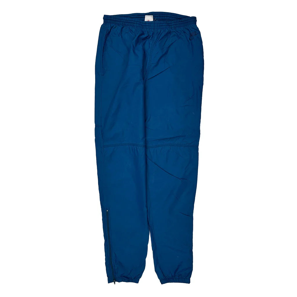 Nike Tracksuit - Small Blue Polyester Refurbished - Thrifted (note: this is a term often used to describe second- refurbished available on Cerqular