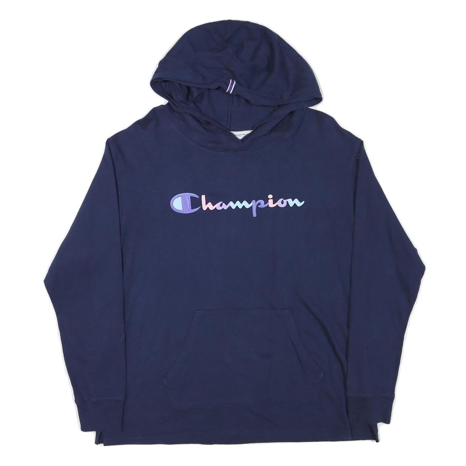 Buy CHAMPION Womens Navy Hoodie L Cotton Blend Pullover Comfort Casual Refurbished - $33.79 CHAMPION Womens Navy Hoodie L Cotton Blend Pullover Comfort Casual Refurbished - N/A refurbished available on Cerqular