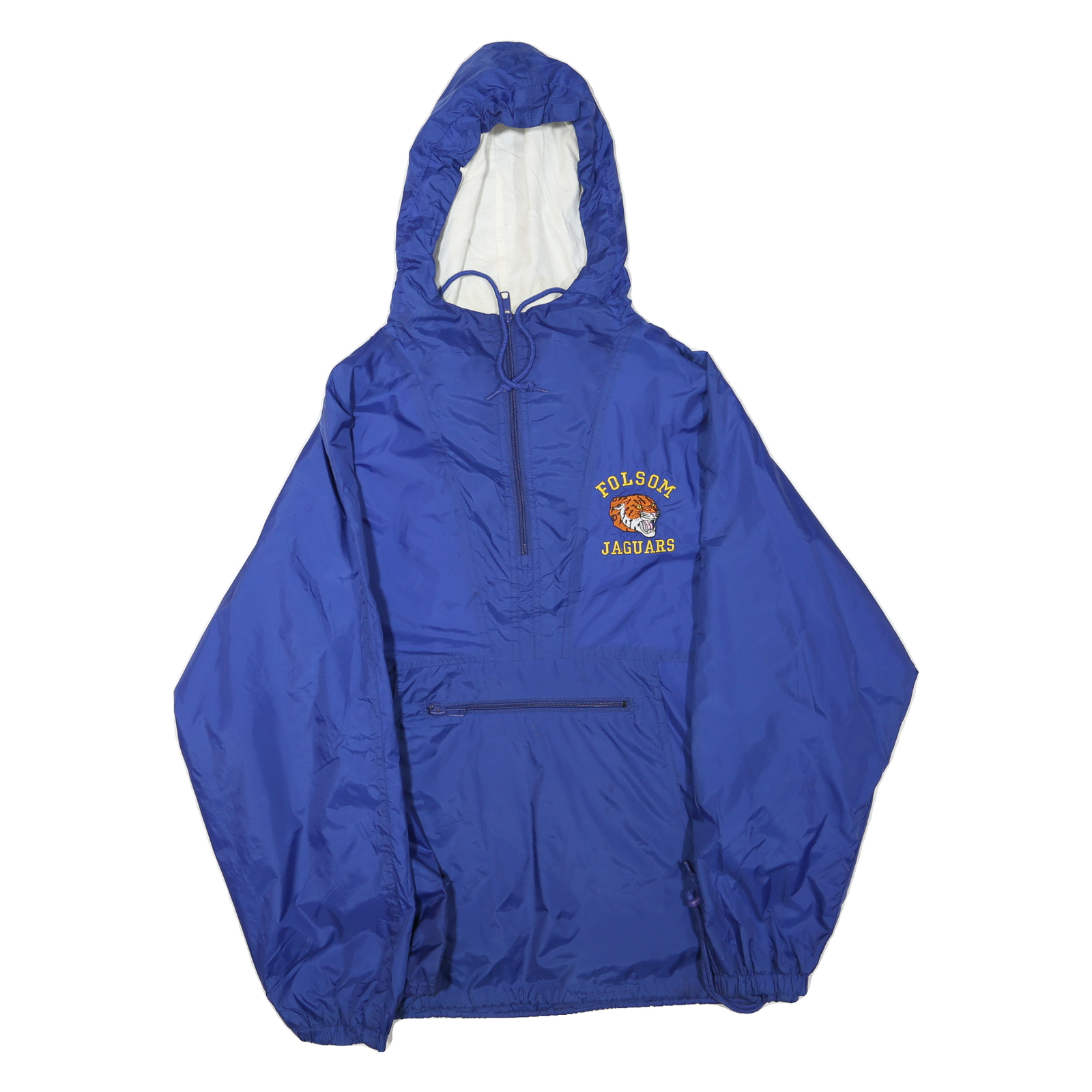 Buy Mens Blue Folsom Jaguars Hooded Zip Jacket M Polyester Blend Plain Lightweight Refurbished - $28.59 Mens Blue Folsom Jaguars Hooded Zip Jacket M Polyester Blend Plain Lightweight Refurbished - N/A refurbished available on Cerqular