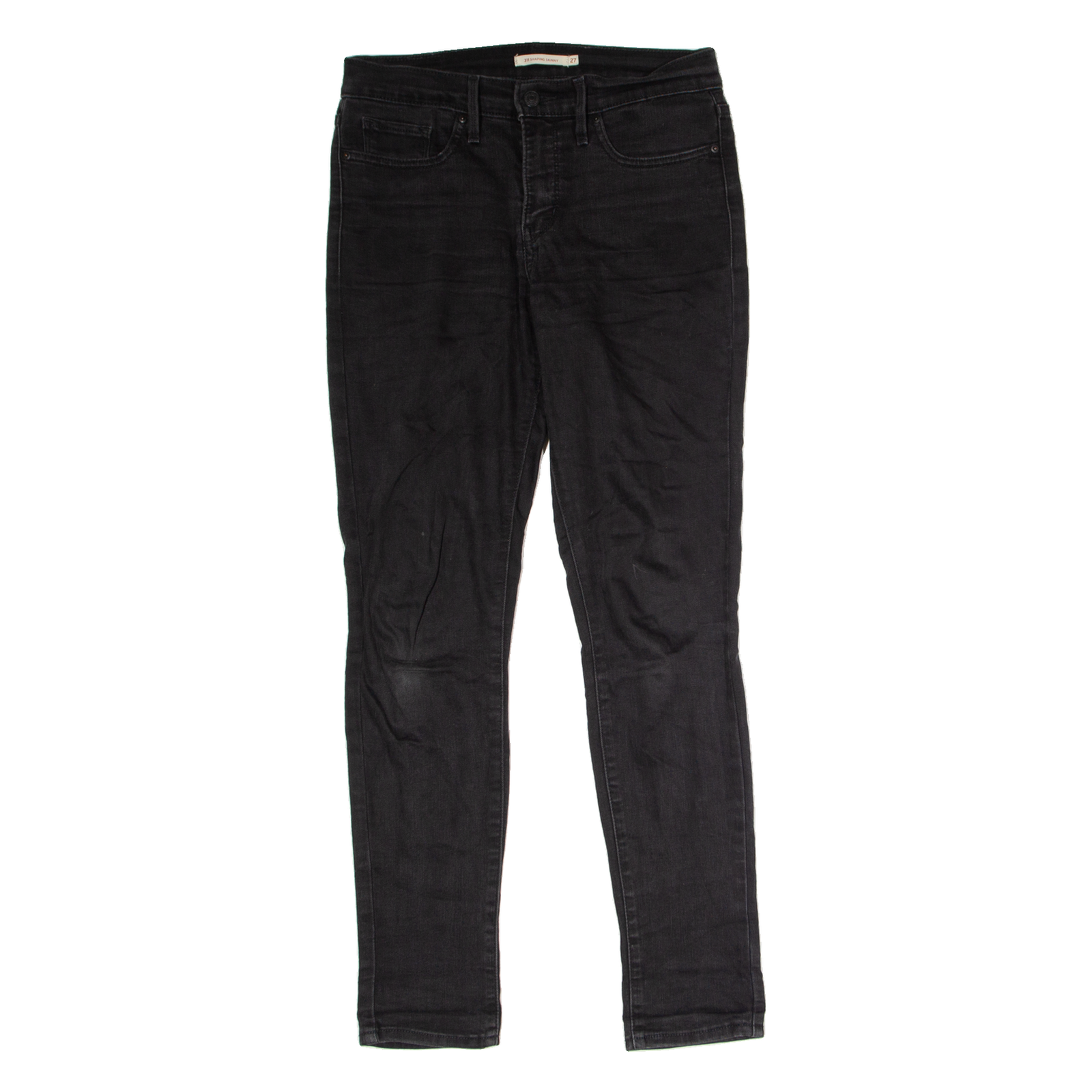 LEVI'S 311 Shaping Womens Jeans Black Regular Skinny Charcoal Wash W30 L31 Refurbished - N/A refurbished available on Cerqular