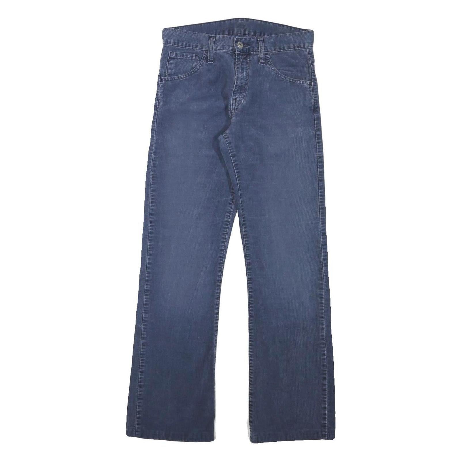 LEVI'S Mens Cotton Blend Blue Regular Straight Casual Trousers W28 L29 Refurbished - N/A refurbished available on Cerqular