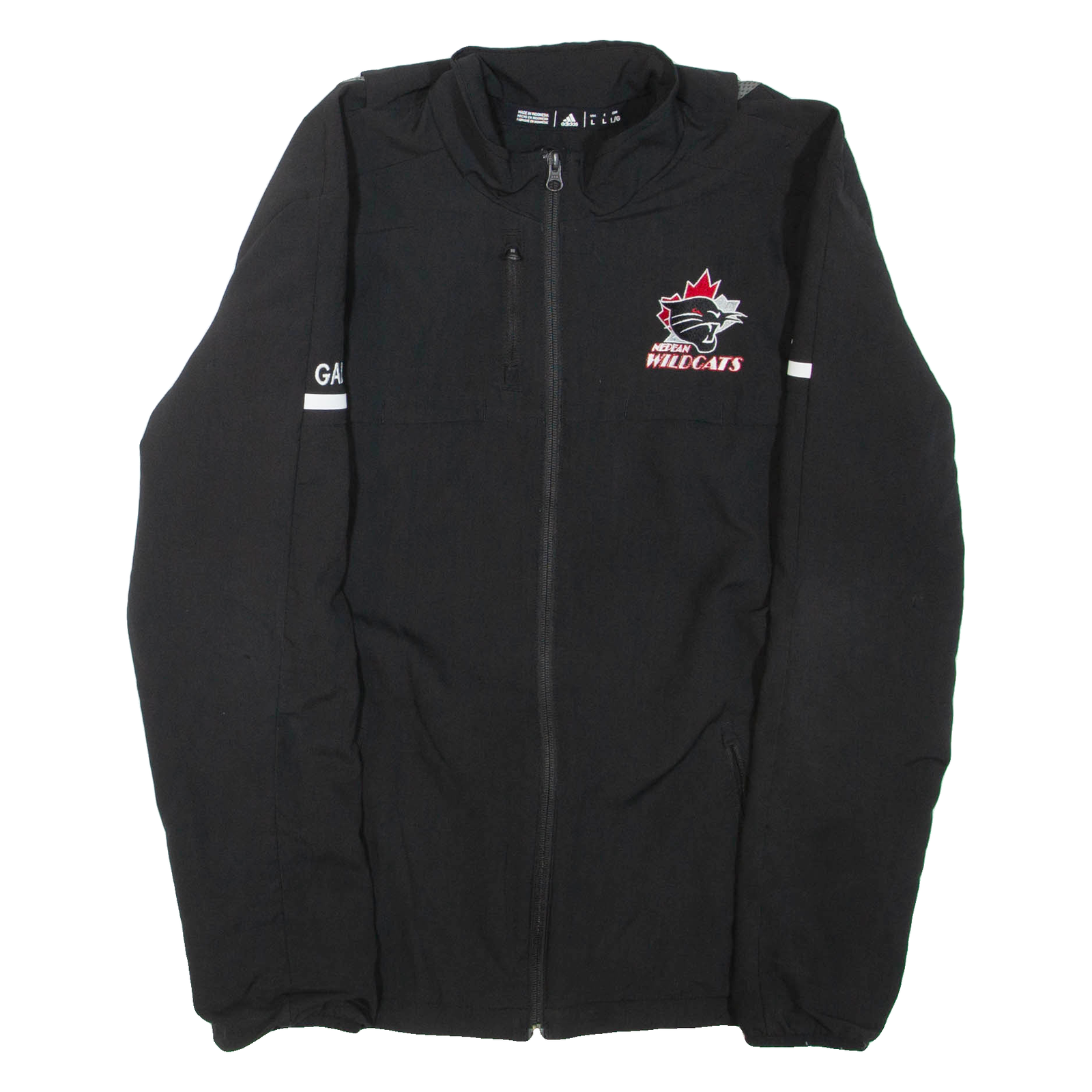 ADIDAS Nepean Wildcats Mens Track Jacket Black USA L Refurbished - N/A refurbished available on Cerqular