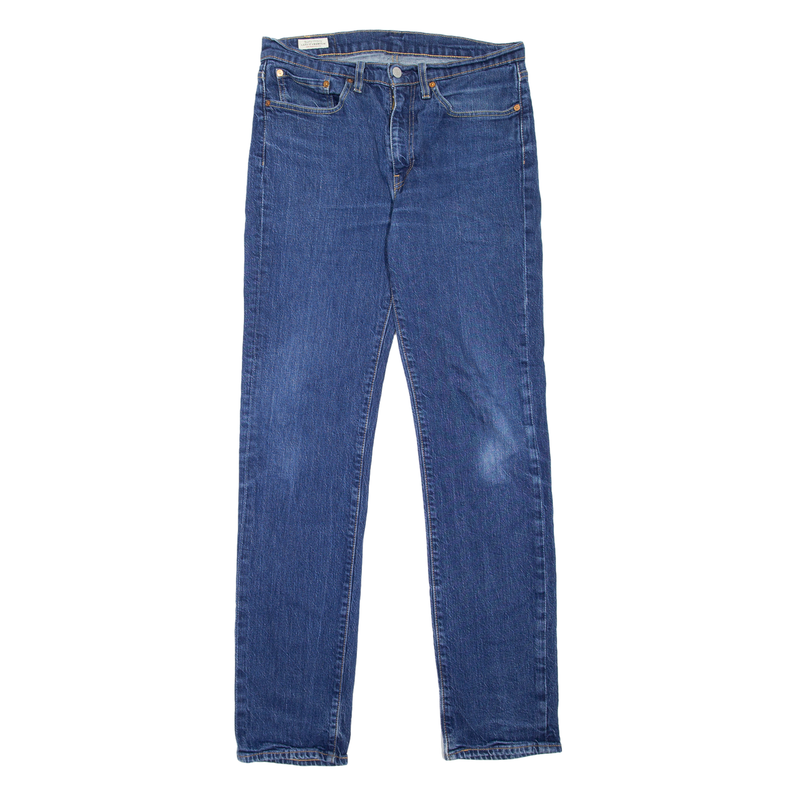 LEVI'S 514 Jeans BIG E Mens Blue Slim Straight W32 L34 Refurbished - N/A refurbished available on Cerqular