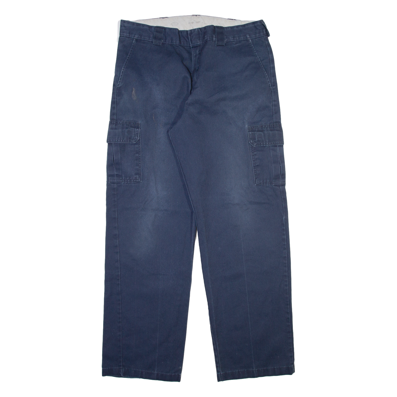 DICKIES Cargo Mens Trousers Blue Relaxed Straight W38 L34 Refurbished - N/A refurbished available on Cerqular