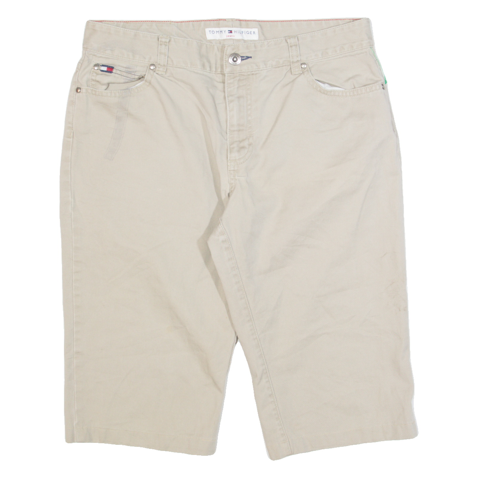 Buy TOMMY JEANS Womens Chino Shorts Beige M W30 Refurbished - $22.09 TOMMY JEANS Womens Chino Shorts Beige M W30 Refurbished - N/A refurbished available on Cerqular
