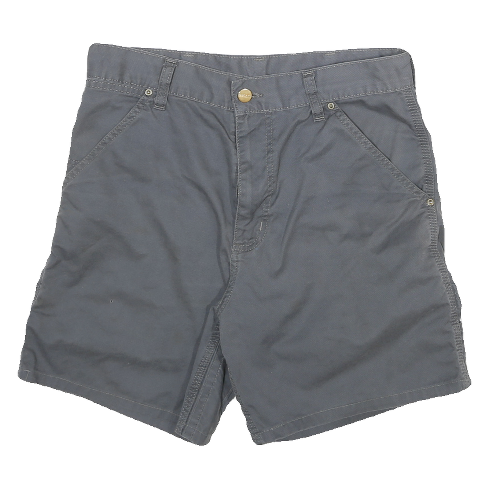 CARHARTT Womens Shorts Grey Casual Cotton Blend M W28 Workwear Pockets Refurbished - N/A refurbished available on Cerqular