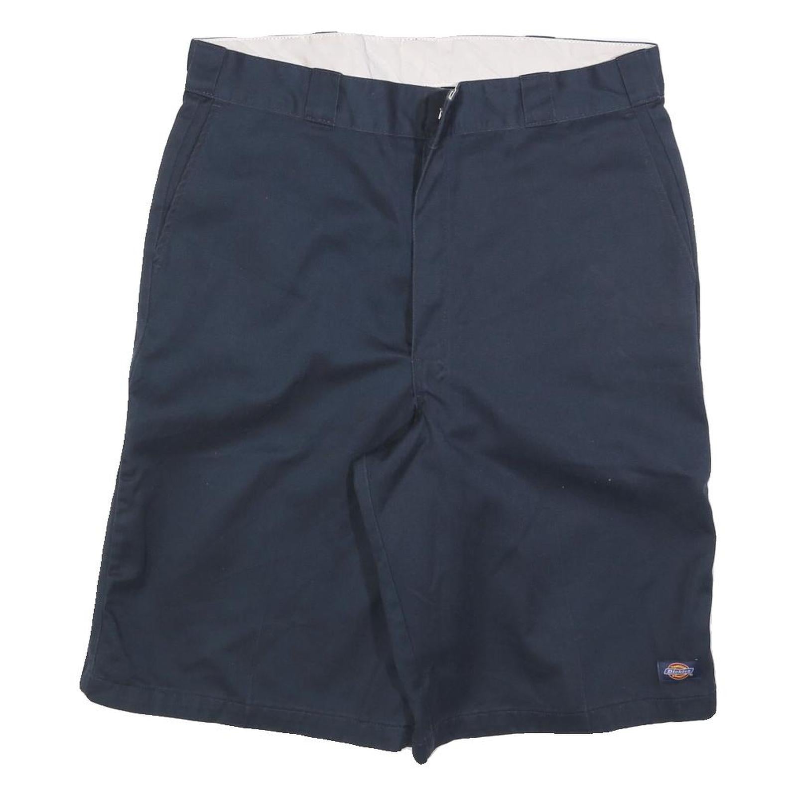 DICKIES Mens Shorts Blue Casual Classic L W35 Workwear Durable Cotton Blend Refurbished - N/A refurbished available on Cerqular