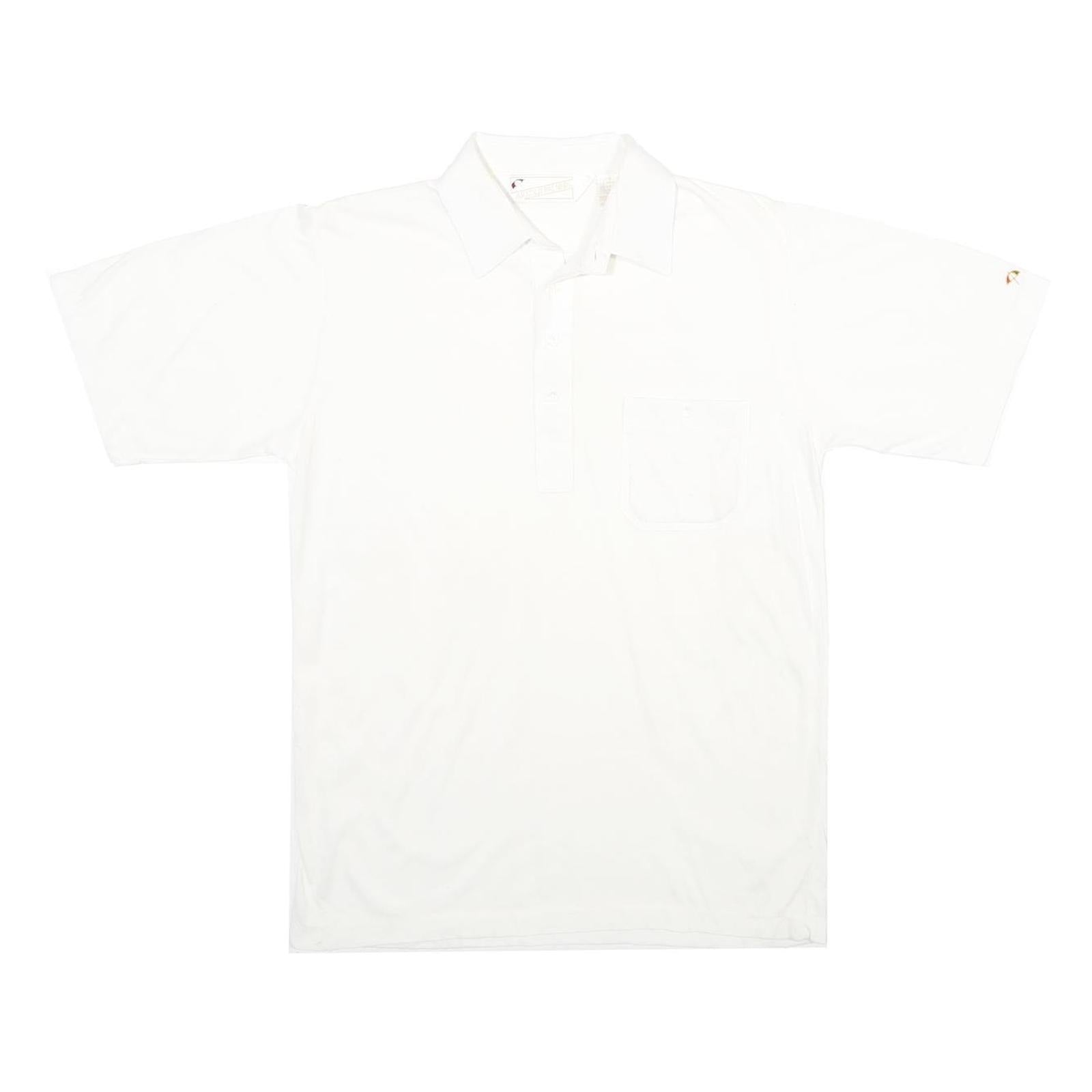 ARNOLD PALMER Mens White Short Sleeve Plain Polo Shirt S Classic Comfort Refurbished - N/A refurbished available on Cerqular