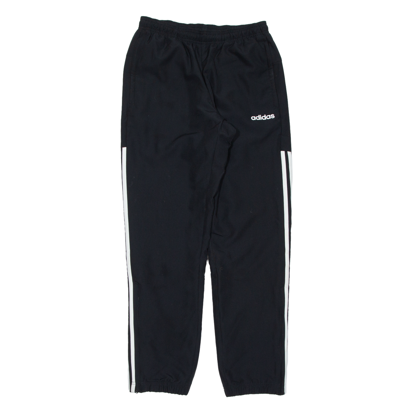 ADIDAS Mens Track Pants Black Tapered S W28 L31 Refurbished - N/A refurbished available on Cerqular
