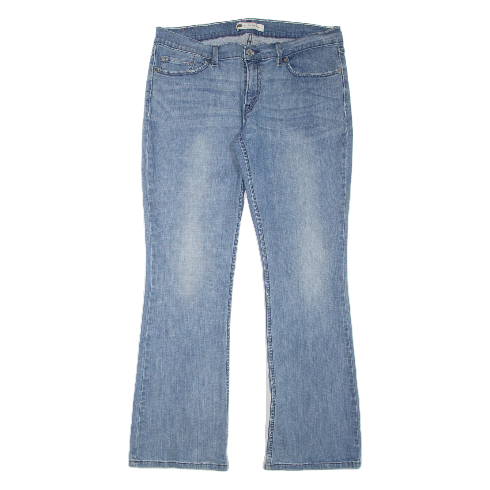 LEVI'S 524 Too Superlow Womens Jeans Blue Regular Bootcut Stone Wash W32 L32 Refurbished - N/A refurbished available on Cerqular