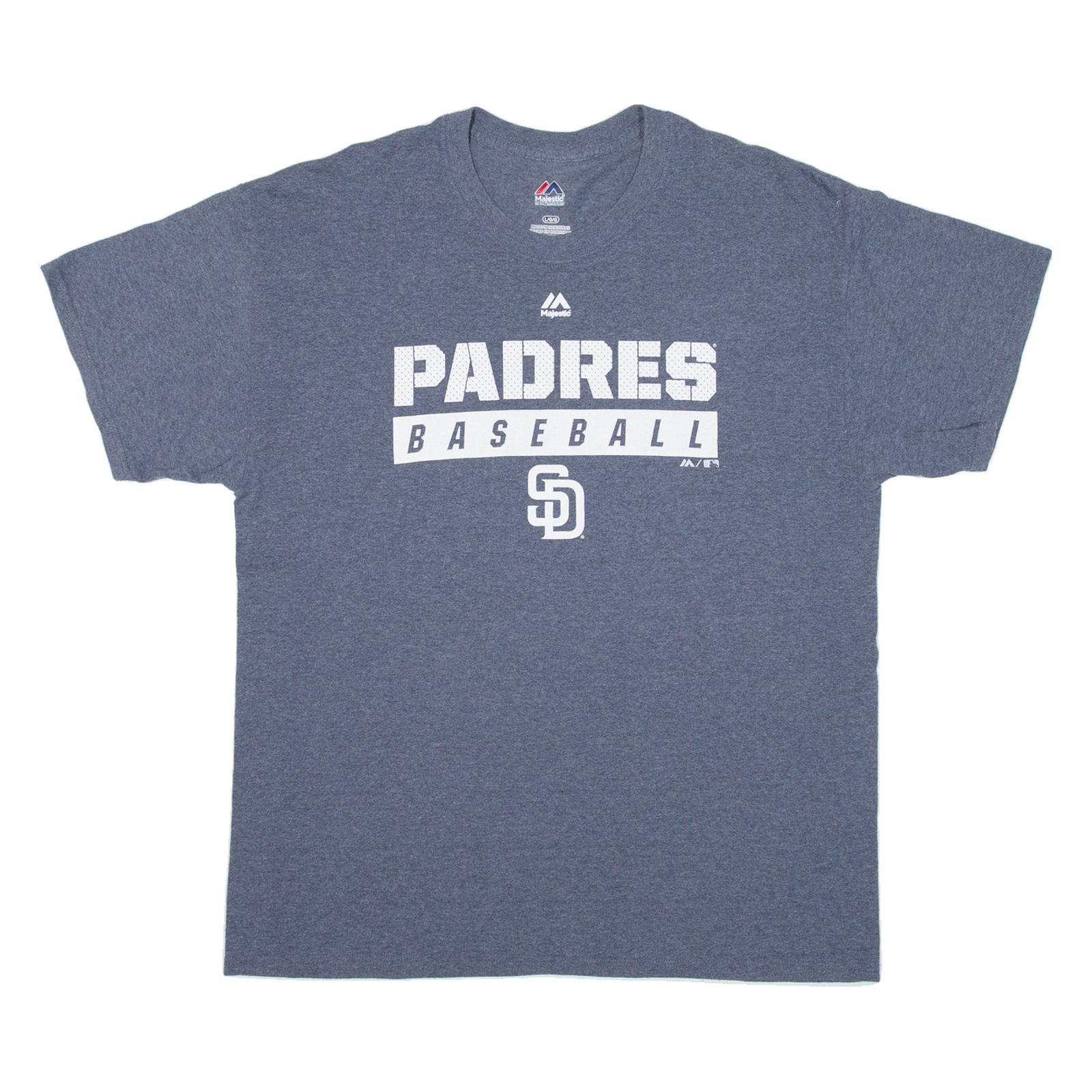 Buy MAJESTIC Padres Baseball Mens T-Shirt Blue USA L Refurbished - $16.89 MAJESTIC Padres Baseball Mens T-Shirt Blue USA L Refurbished - N/A refurbished available on Cerqular