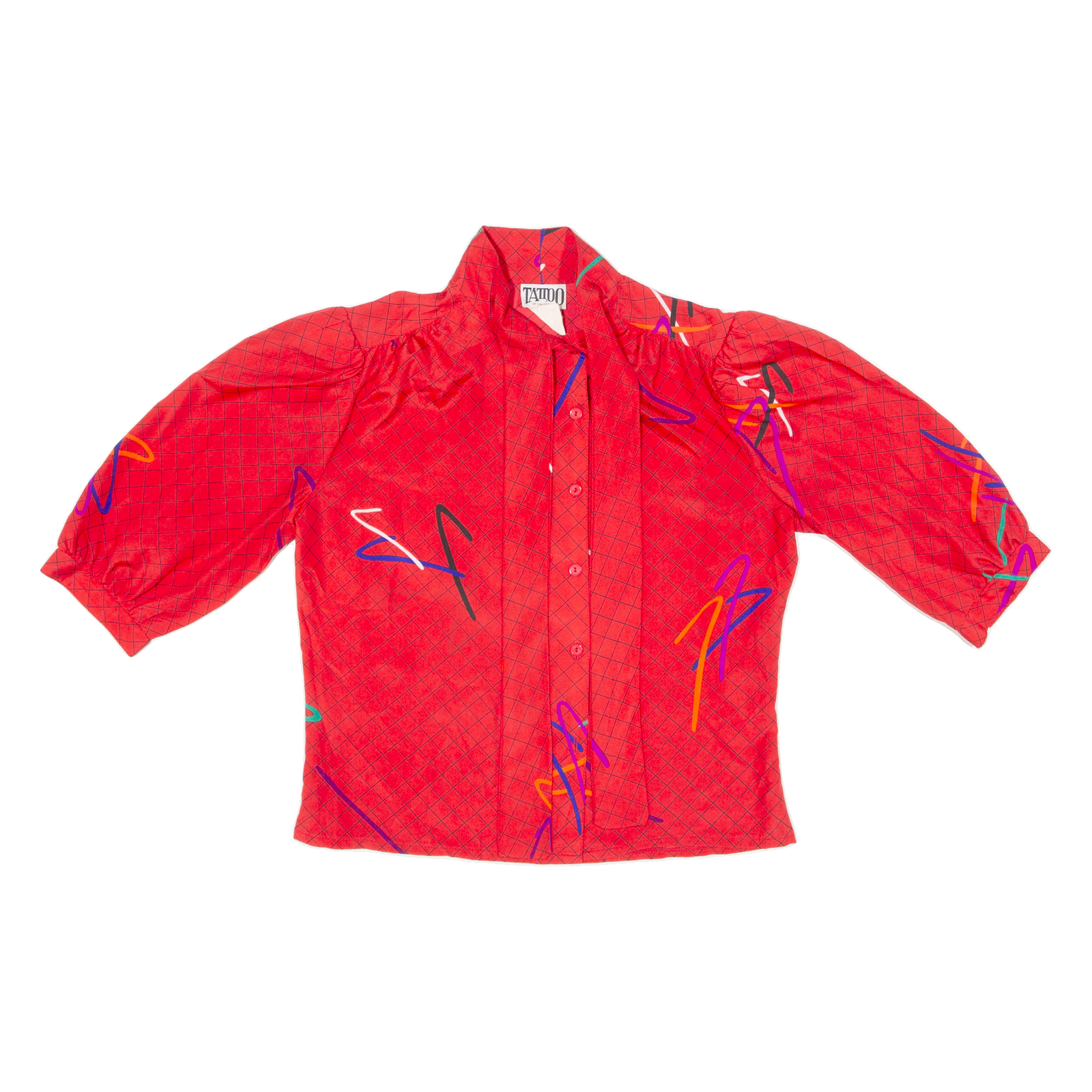 TATTOO Womens Shirt Red S Refurbished - N/A refurbished available on Cerqular