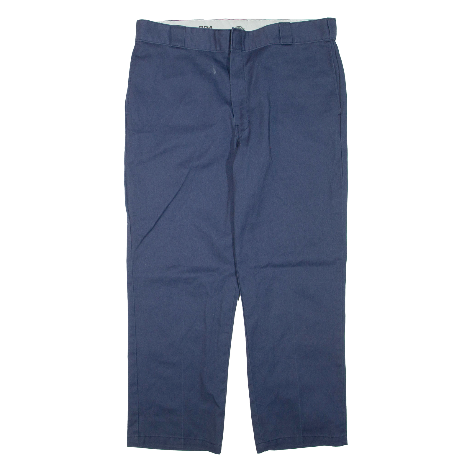 DICKIES Mens Trousers Blue Regular Tapered W38 L29 Refurbished - N/A refurbished available on Cerqular