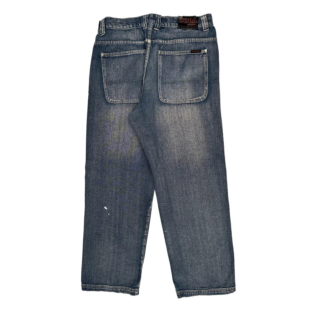 Koda Jeans - 36W 30L Blue Cotton Blend Refurbished - Thrifted (note: this is a term often used to describe second- refurbished available on Cerqular