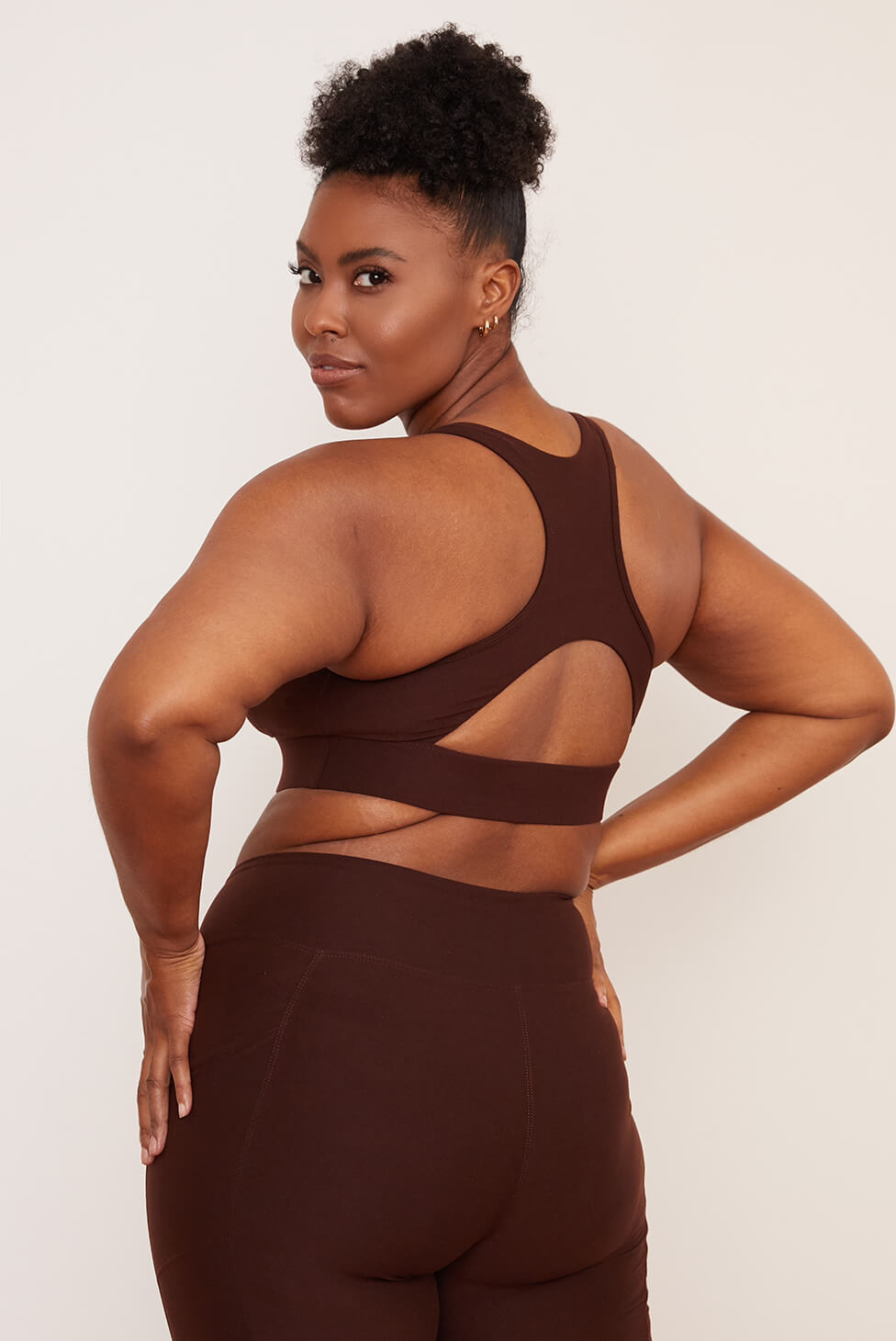 Chai Racerback Bra | Size: XXL | Color: Chai | Style: Extra Support Refurbished - N/A (Note: There is a clothing brand called "Wolven refurbished available on Cerqular