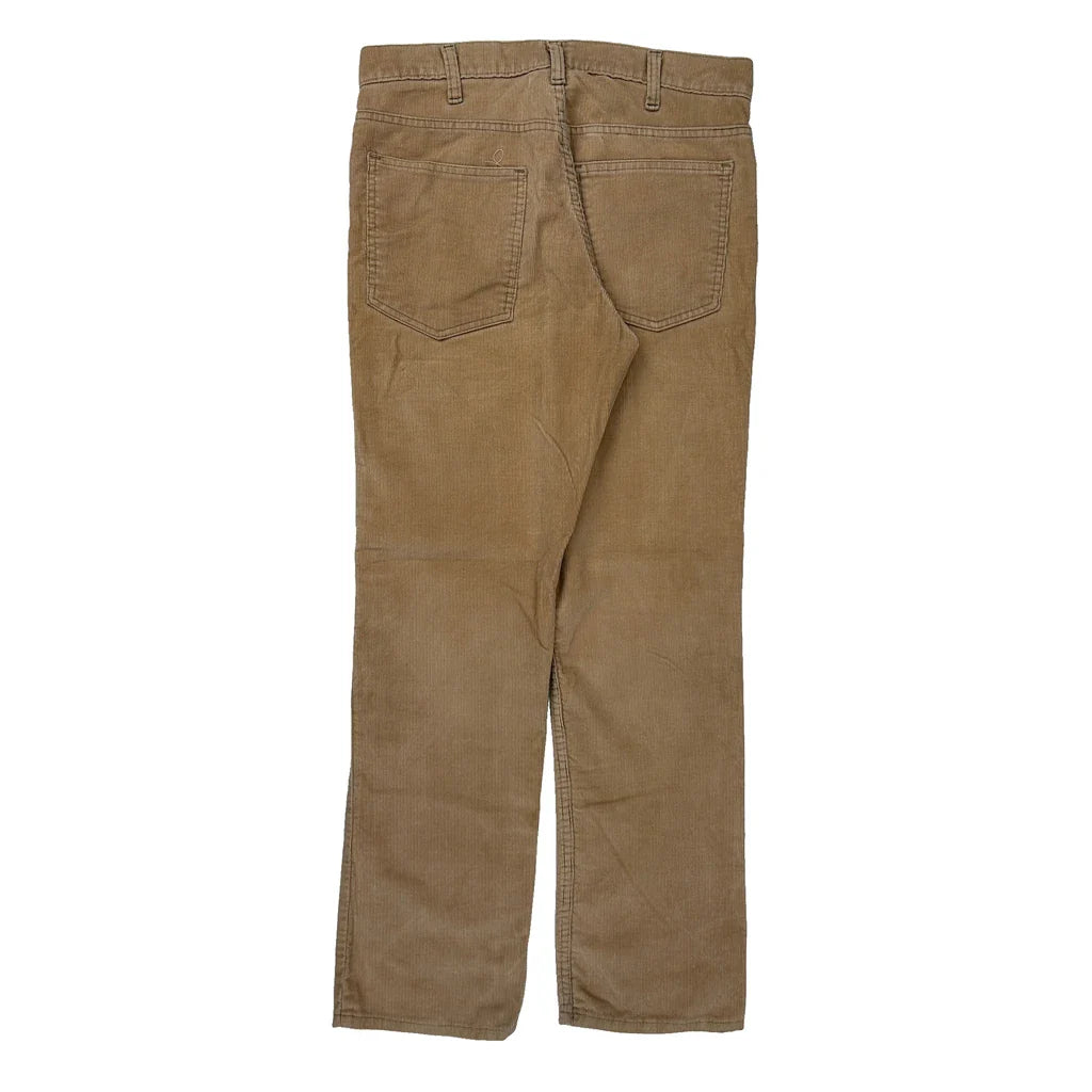 Unbranded Cord Trousers - 30″ Waist Beige Corduroy Refurbished - Thrifted (note: this is a term often used to describe second- refurbished available on Cerqular