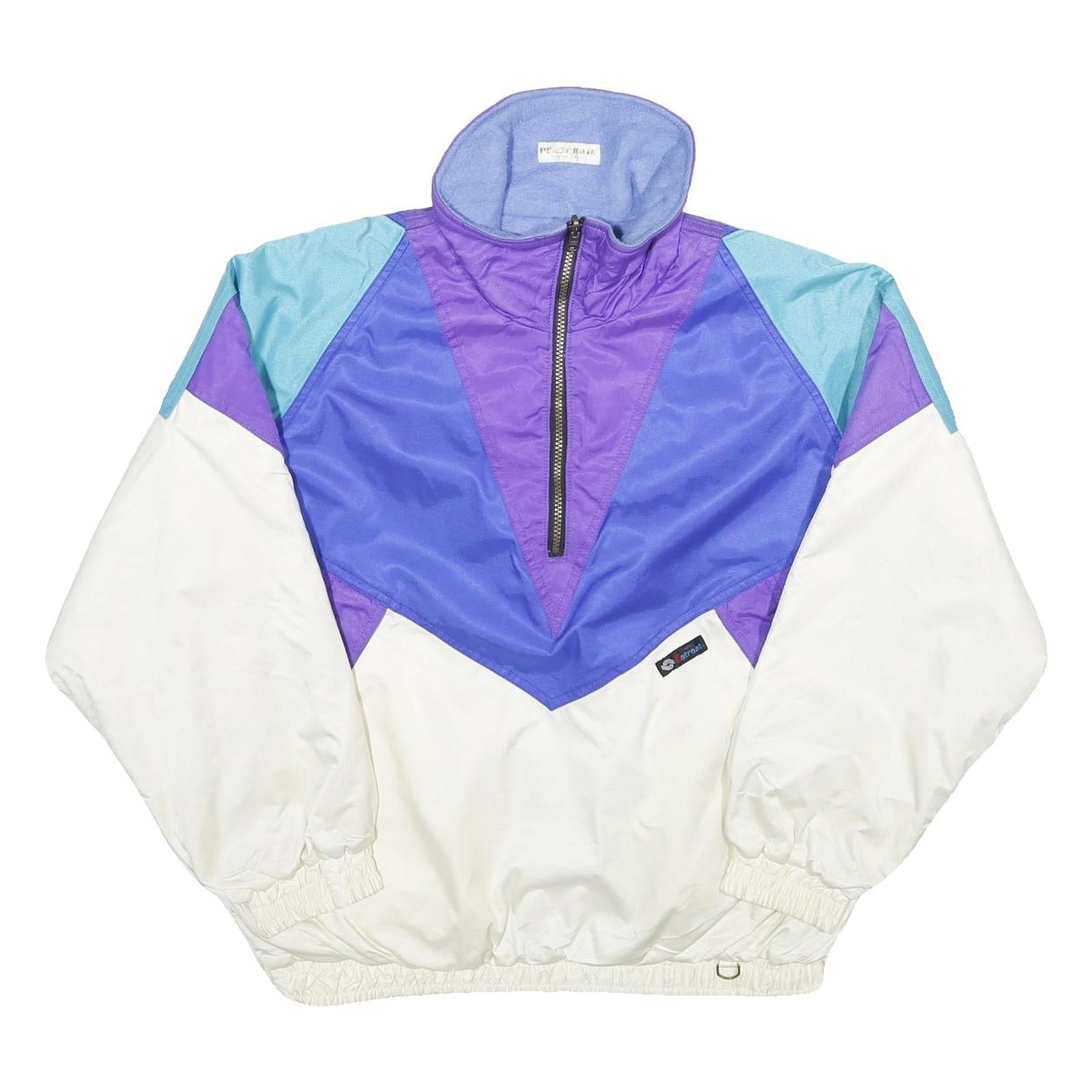 PEREGRINE Womens Blue & Purple Nylon Colourblock Reversible Jacket M Outdoor Refurbished - N/A refurbished available on Cerqular