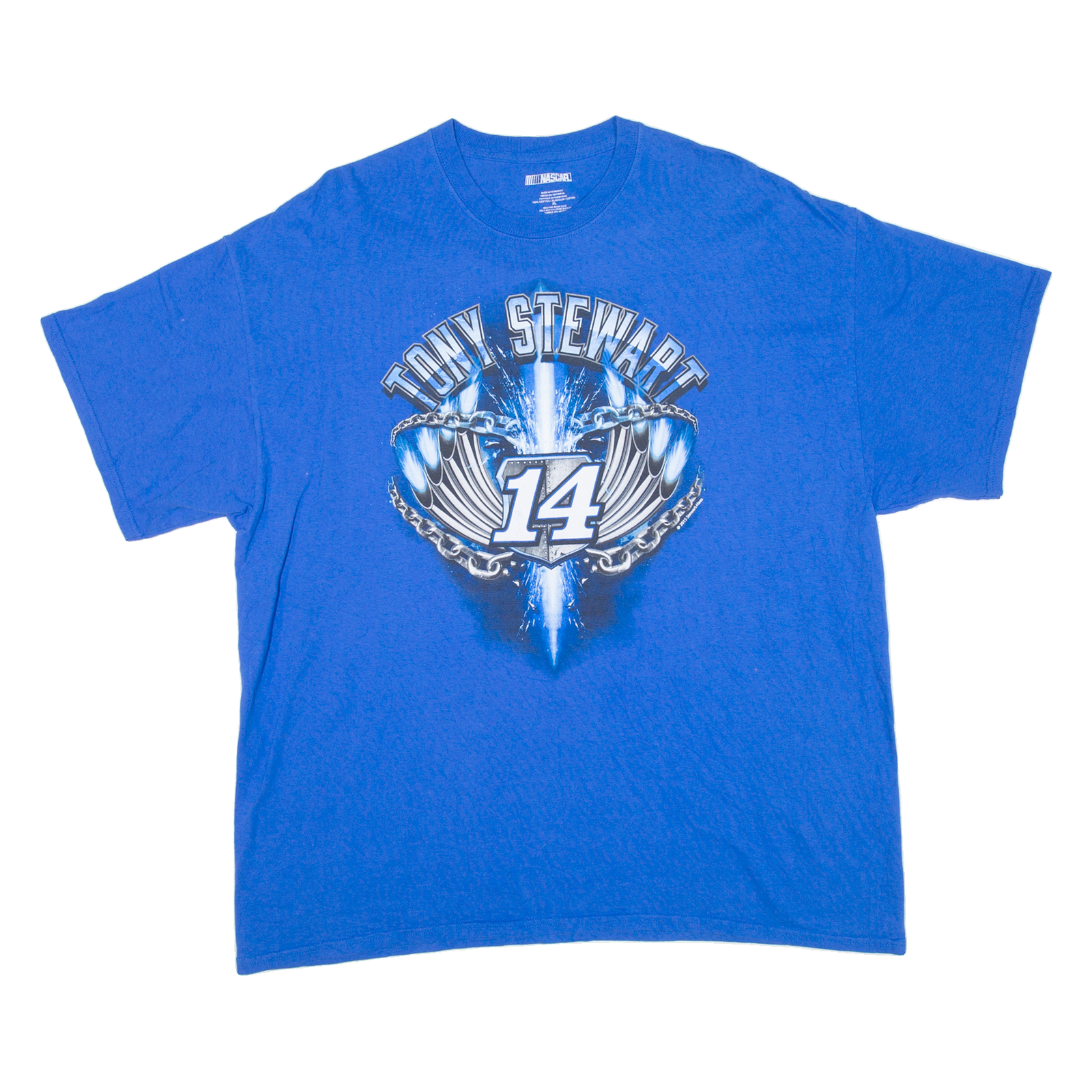 NASCAR Tony Stewart Mens T-Shirt Blue XL Refurbished - N/A refurbished available on Cerqular