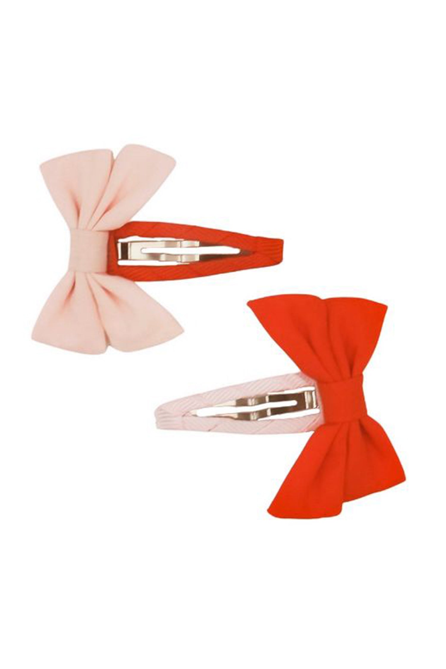 Bow hair clip set - Blush Bloom Refurbished - N/A (Note: This brand may not be well-known globally refurbished available on Cerqular