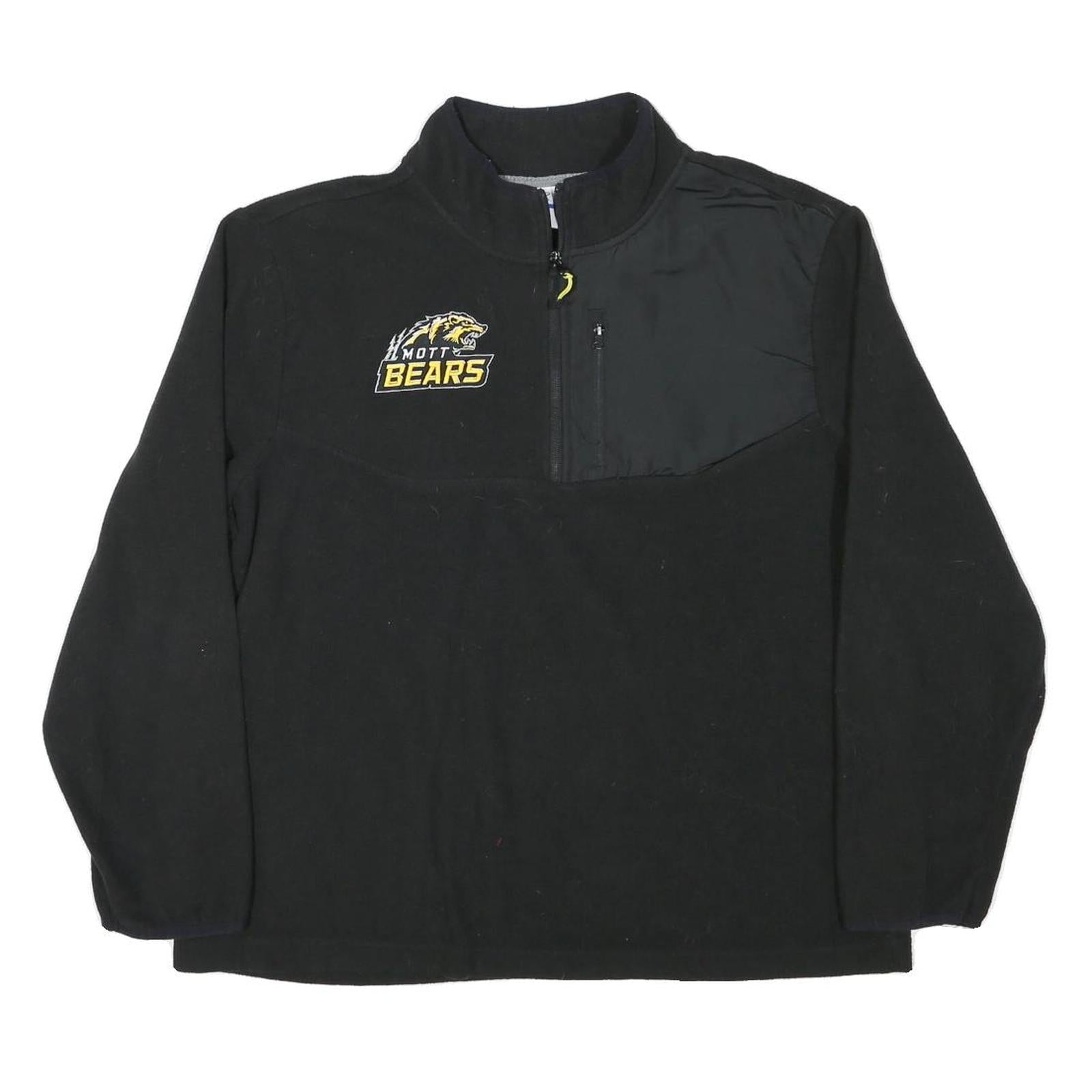 STARTER Mens Black Mott Bears Patterned Pullover Crew Neck Knit Size L Polyester Refurbished - N/A refurbished available on Cerqular