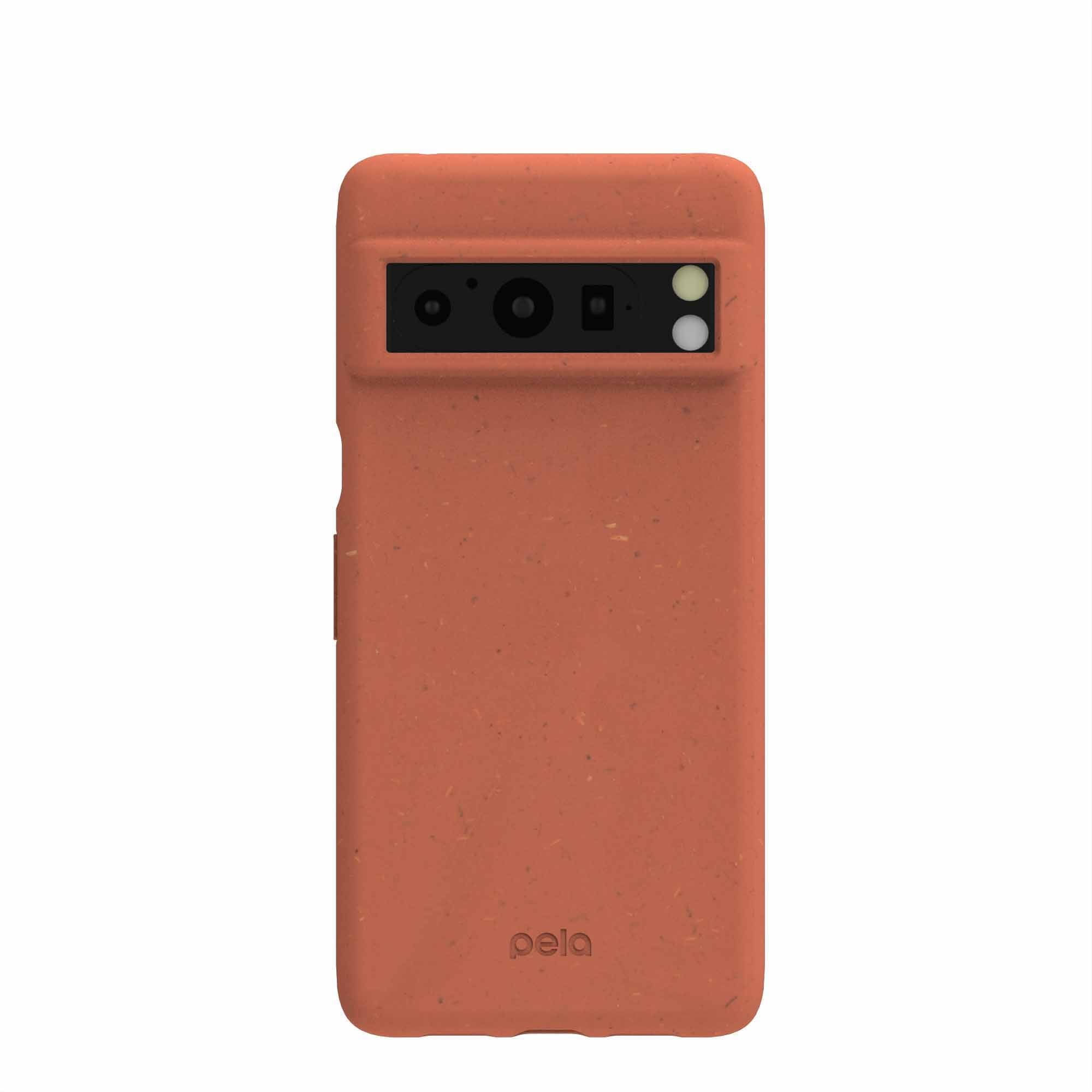 Terracotta Google Pixel 8 Pro Phone Case Refurbished - Pela Case refurbished available on Cerqular