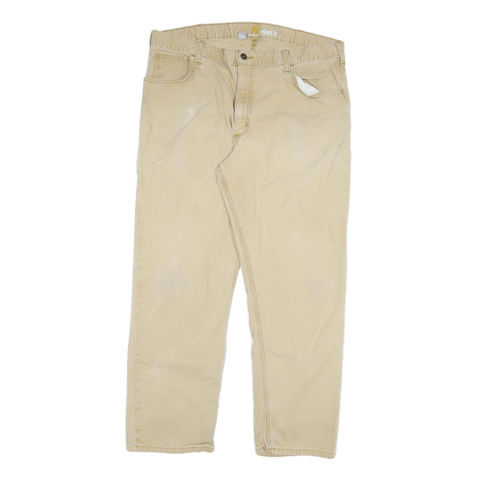 Buy CARHARTT Mens Relaxed Khaki Cotton Blend Zip Trousers W38 L30 Casual Workwear Refurbished - $49.39 CARHARTT Mens Relaxed Khaki Cotton Blend Zip Trousers W38 L30 Casual Workwear Refurbished - N/A refurbished available on Cerqular