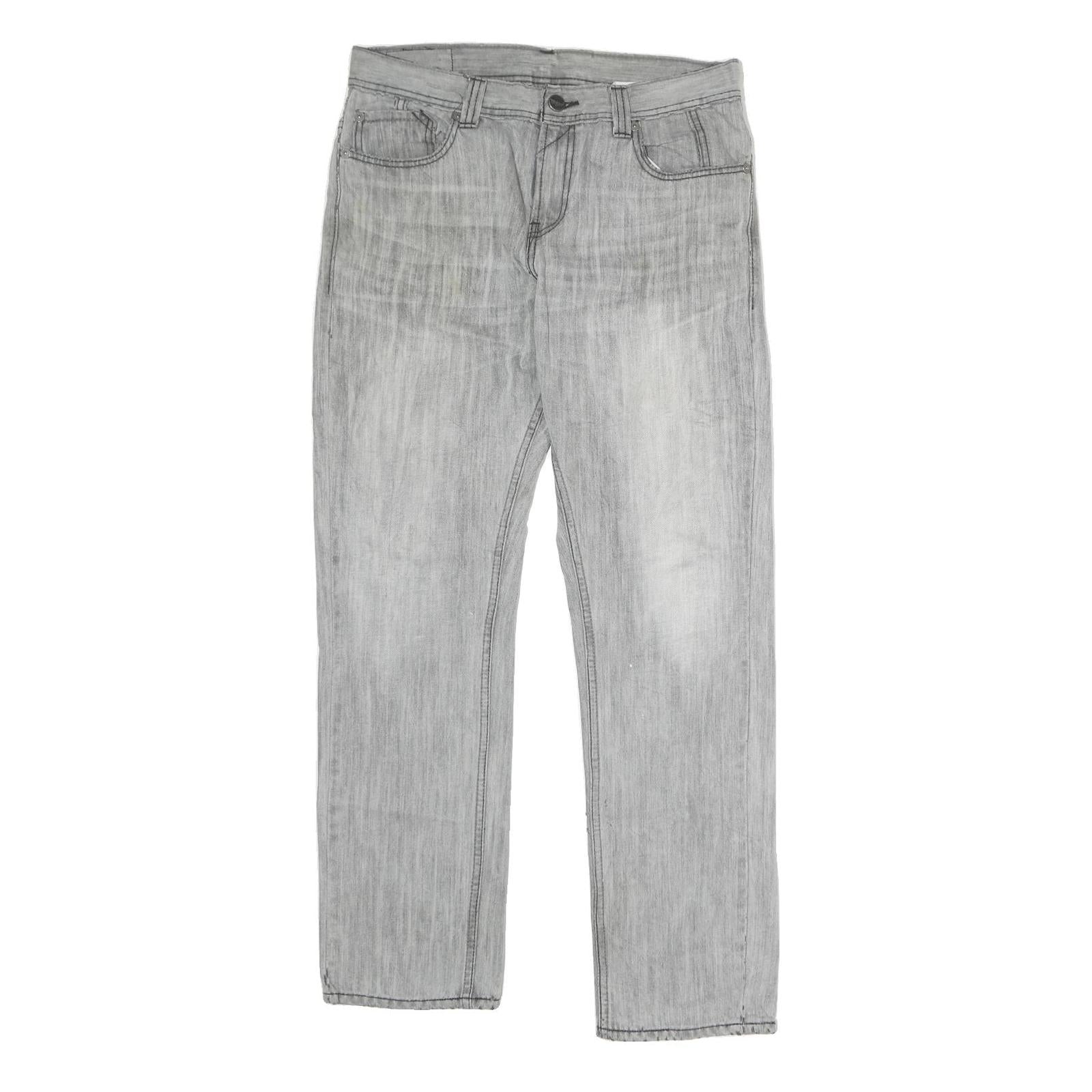 LEVI'S 511 Mens Jeans Grey Regular Straight Denim Medium W34 L30 Zip Closure Refurbished - N/A refurbished available on Cerqular