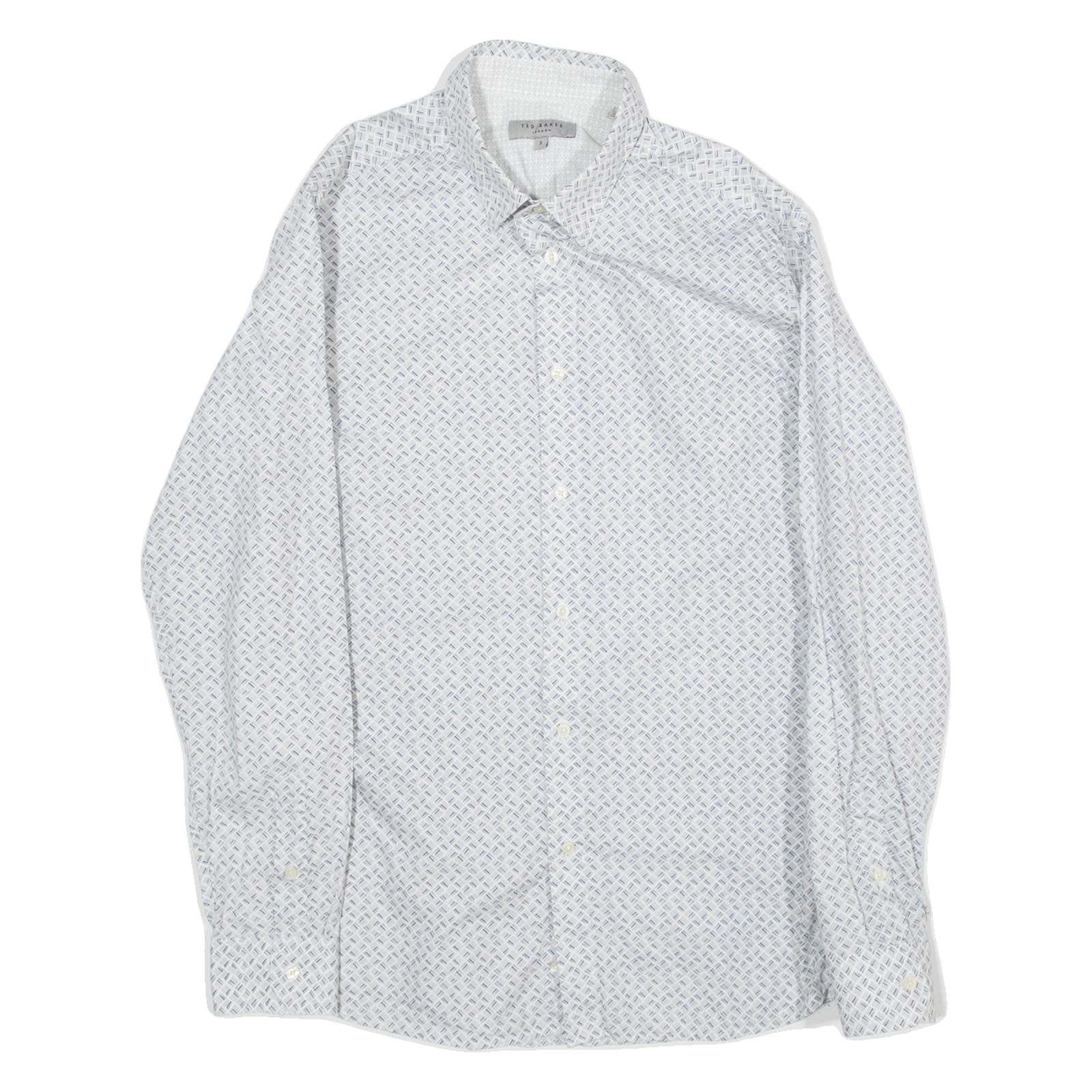 TED BAKER Mens Shirt Blue Long Sleeve M Refurbished - N/A refurbished available on Cerqular