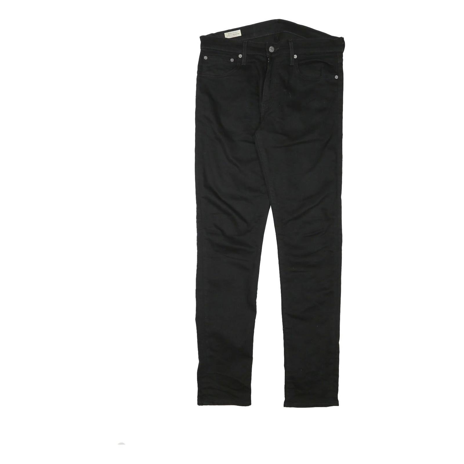 LEVI'S 512 Mens Jeans Black Slim Skinny Denim Raw W31 L31 Zip Cotton Blend Refurbished - N/A refurbished available on Cerqular