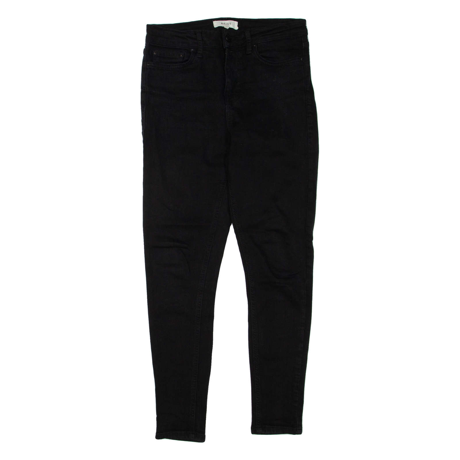 REISS Womens Jeans Black Regular Skinny W29 L29 Refurbished - N/A refurbished available on Cerqular