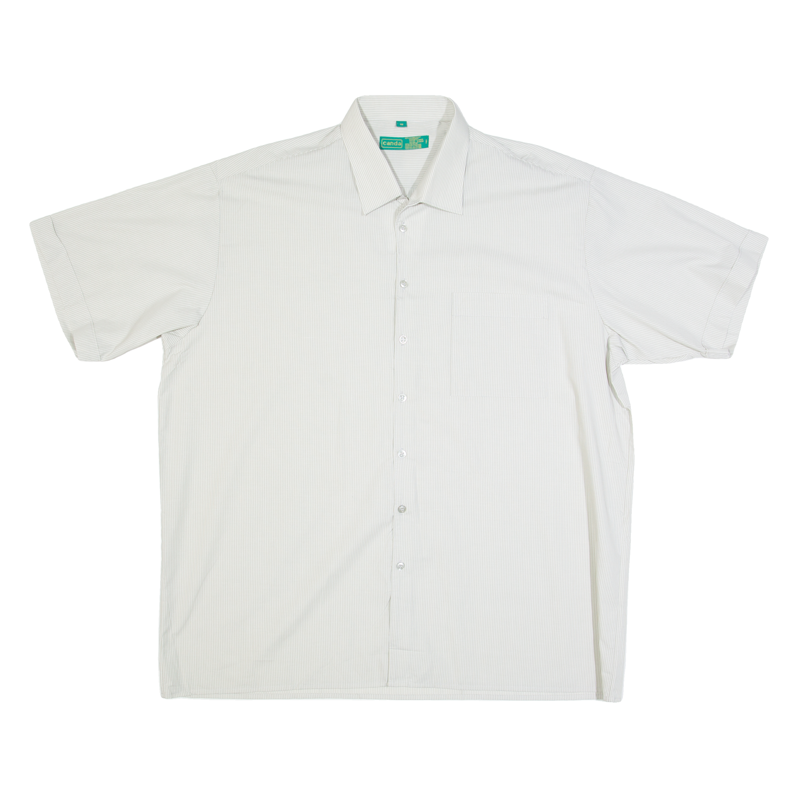 CANDA Mens Shirt Black 90s Striped 2XL Refurbished - N/A refurbished available on Cerqular