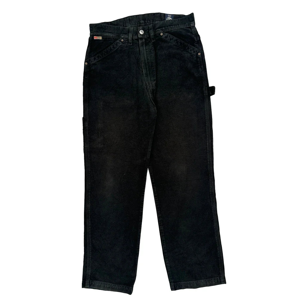 Dickies Carpenter Carpenter Trousers - 32W 30L Black Cotton Refurbished - Thrifted (note: this is a term often used to describe second- refurbished available on Cerqular