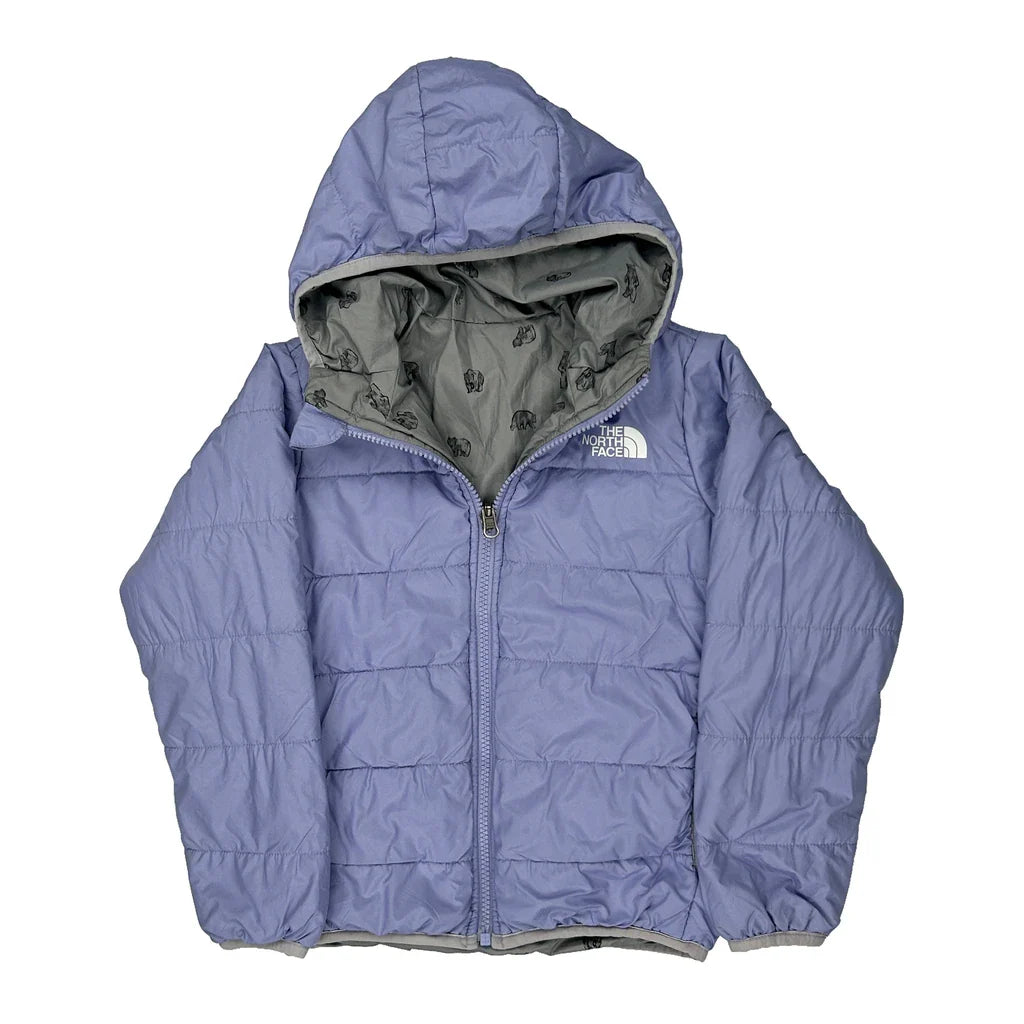 Age 6 The North Face Puffer - XS Purple Polyester Refurbished - Thrifted (note: this is a term often used to describe second- refurbished available on Cerqular